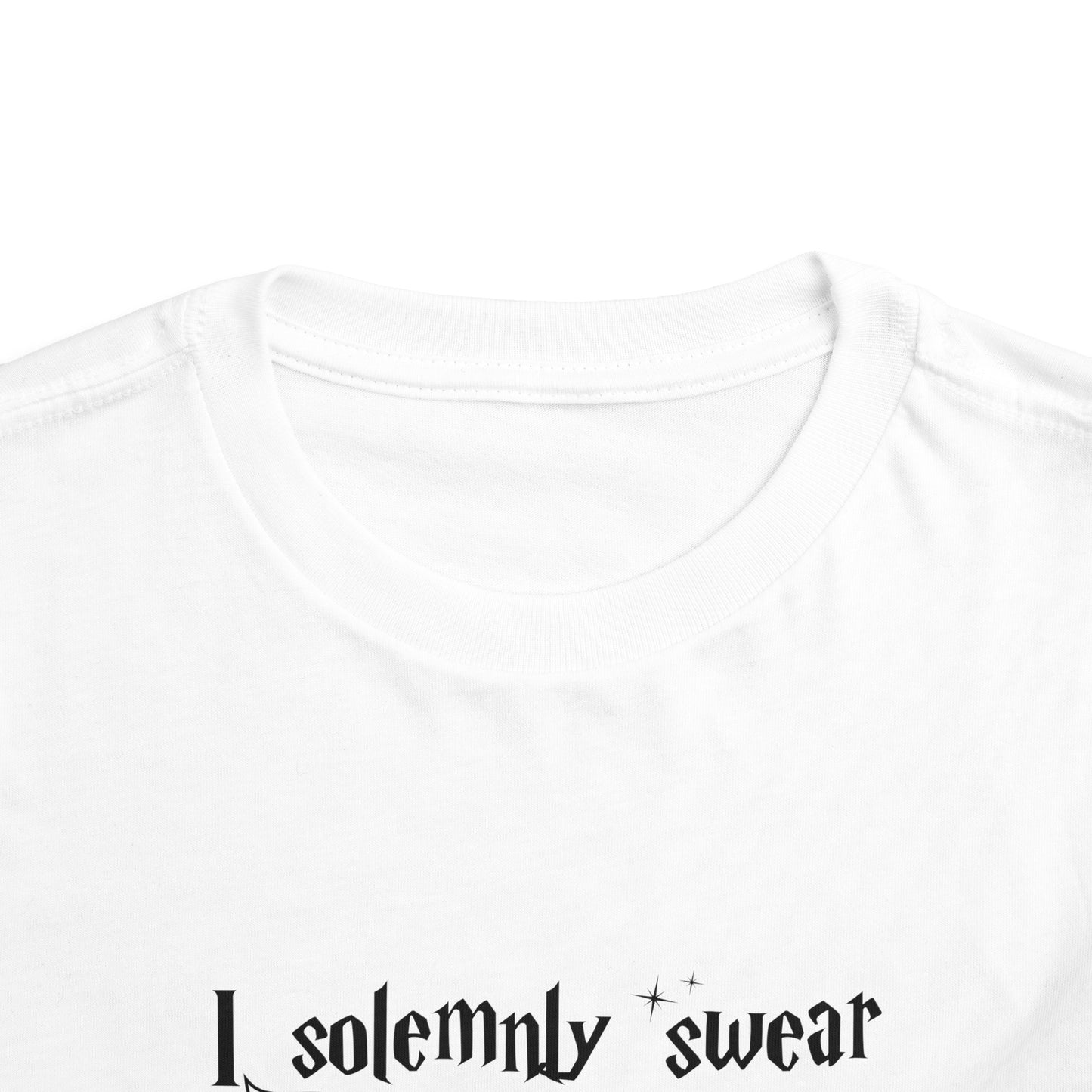 I Solemnly Swear I Am Up to No Good Toddler Short Sleeve Tee