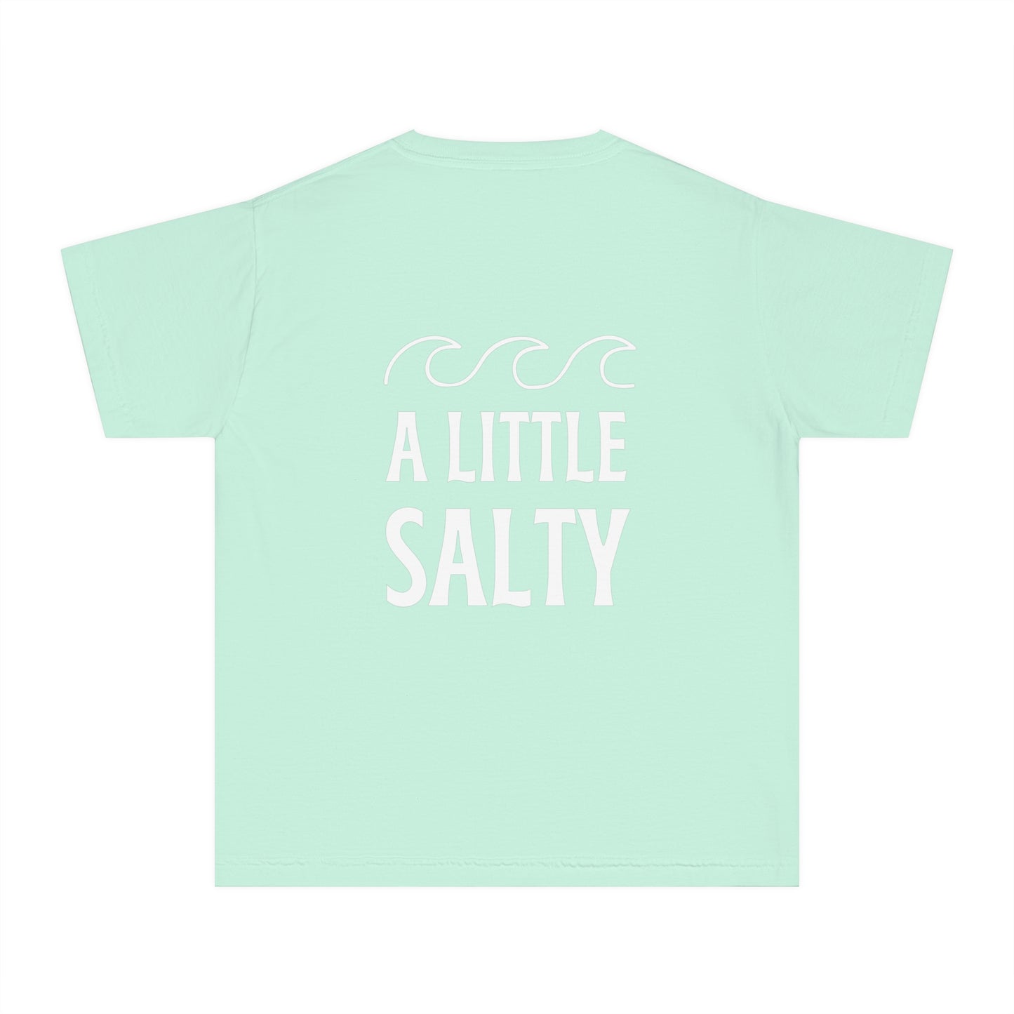 Kids A Little Salty Garment Washed Tee
