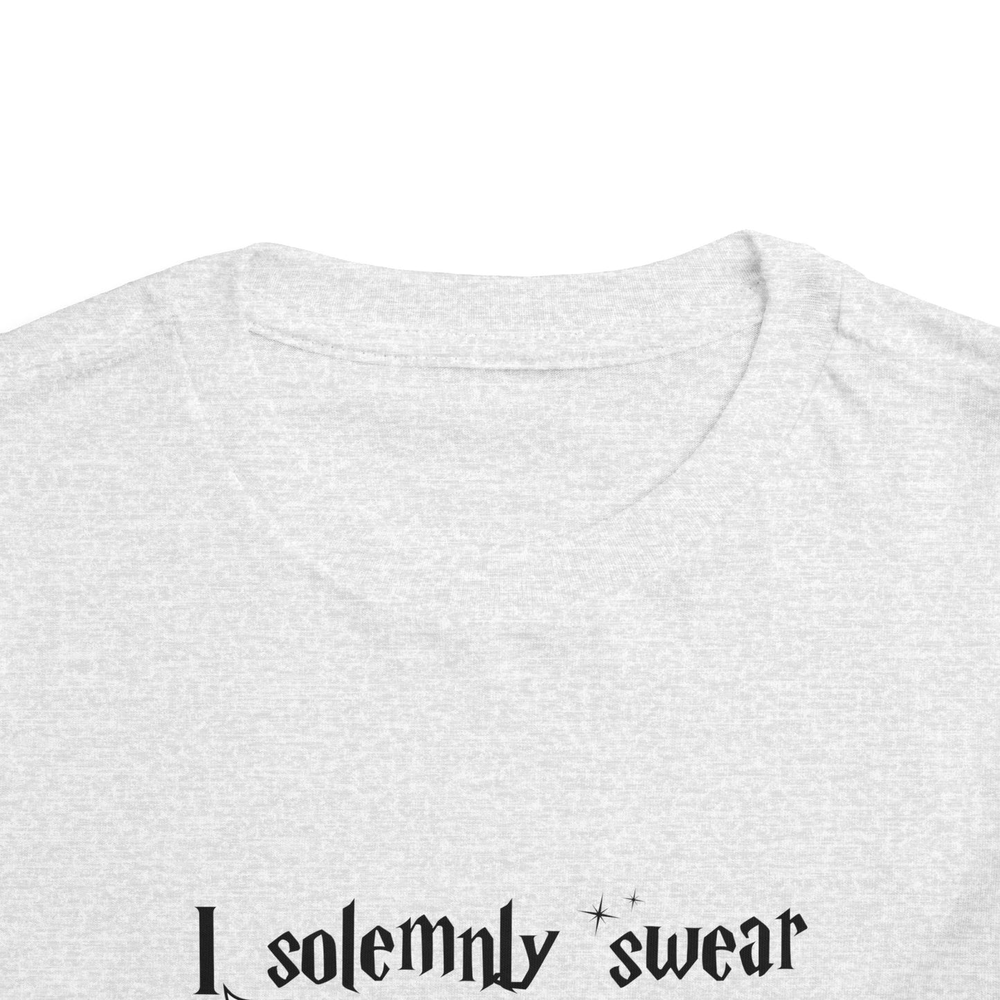 I Solemnly Swear I Am Up to No Good Toddler Short Sleeve Tee