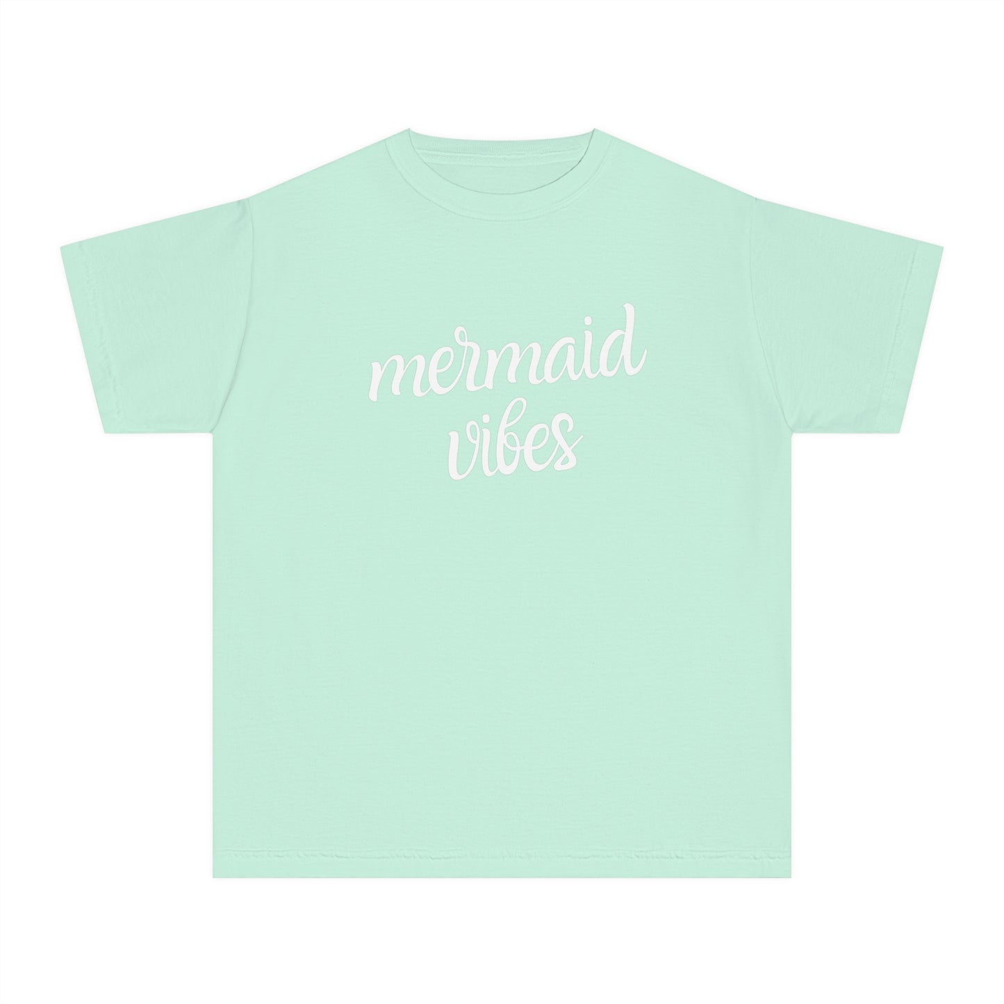 Kids Mermaid Vibes Garment Washed Tee