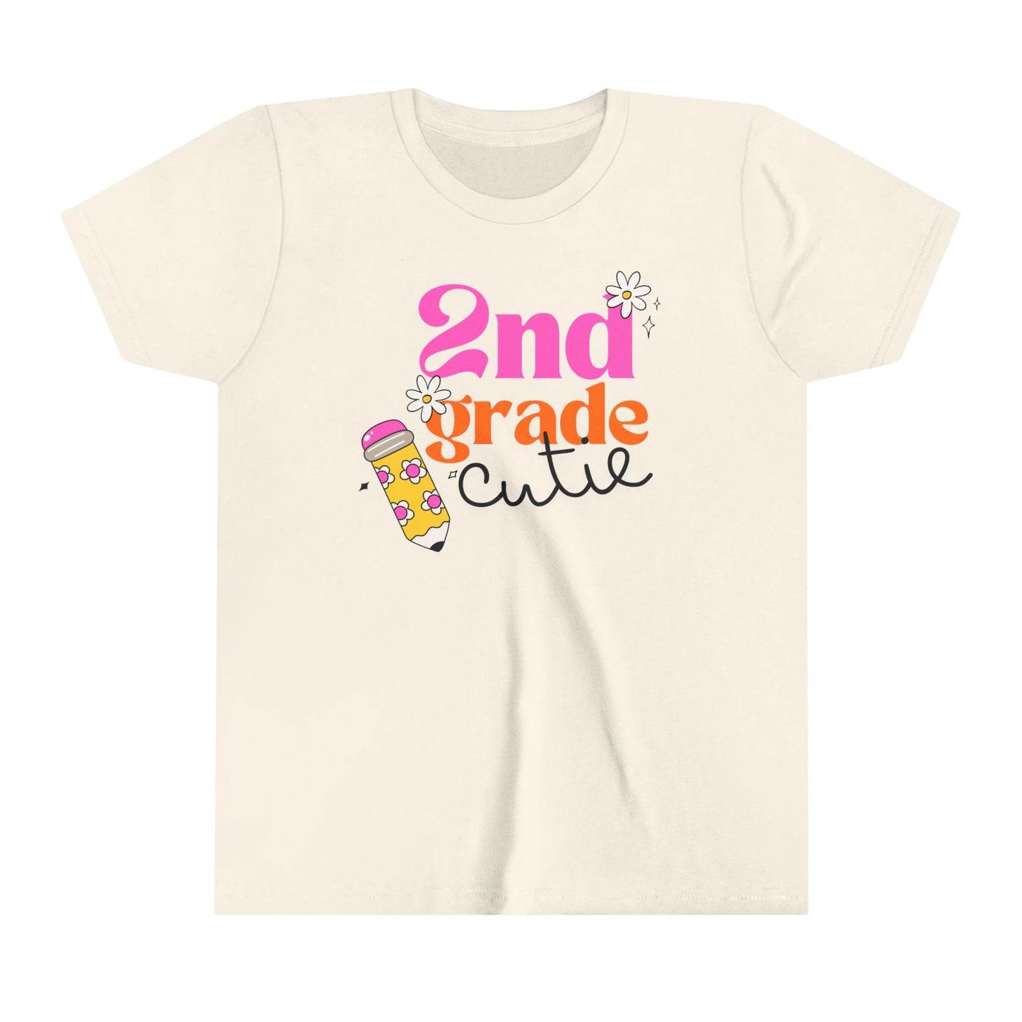 2nd Grade Cutie Youth Short Sleeve Tee