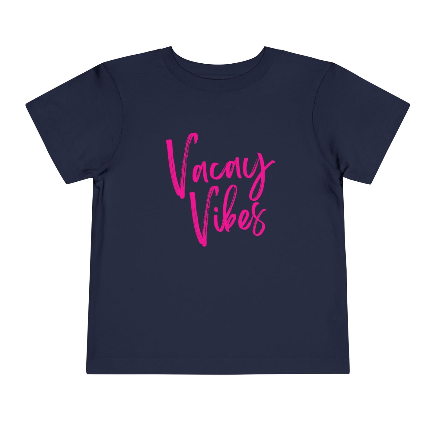 Toddler Pink Vacay Vibes Short Sleeve Tee