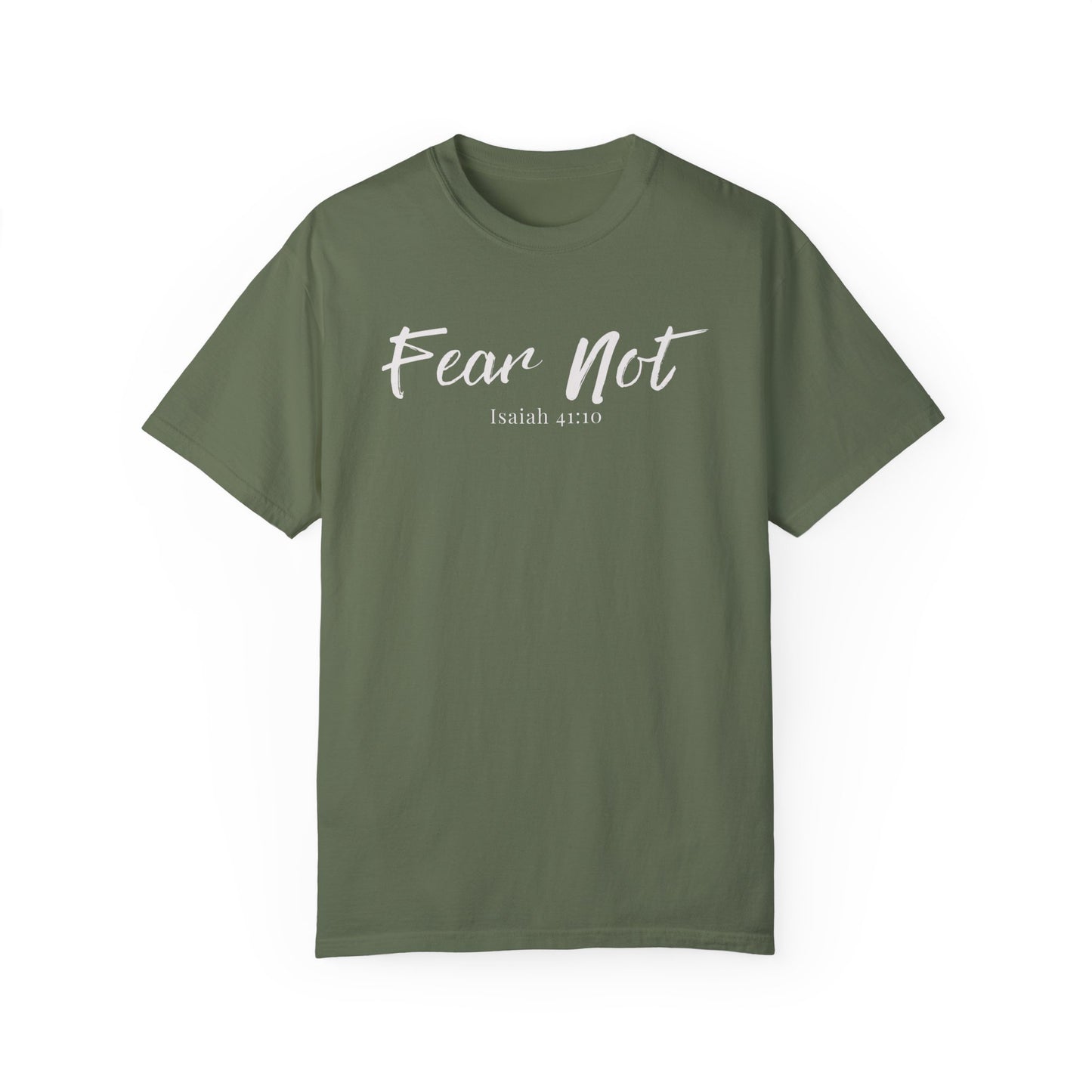 Fear Not Isaiah Unisex Garment-Dyed T-shirt