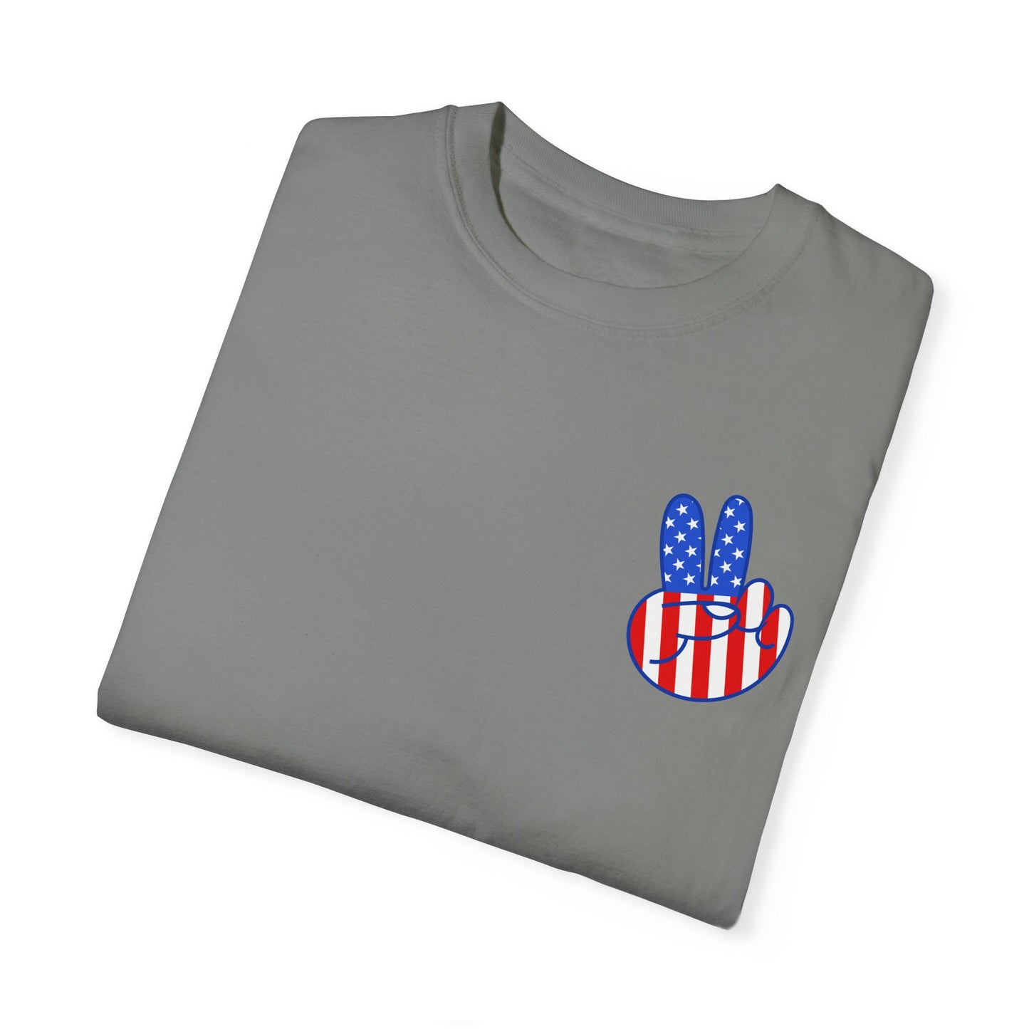 Peace Love Freedom Comfort Colors Garment-Dyed T-shirt