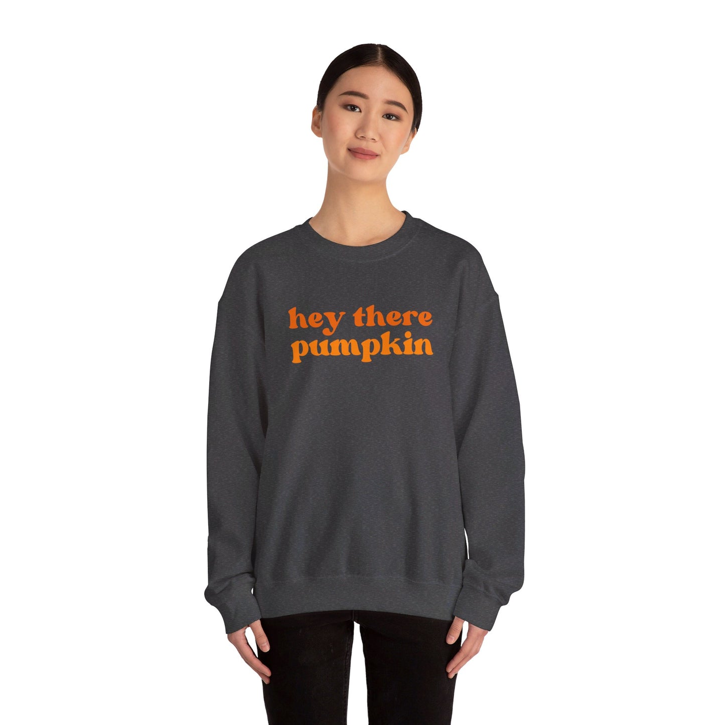 Hey There Pumpkin Adult Crewneck Sweatshirt
