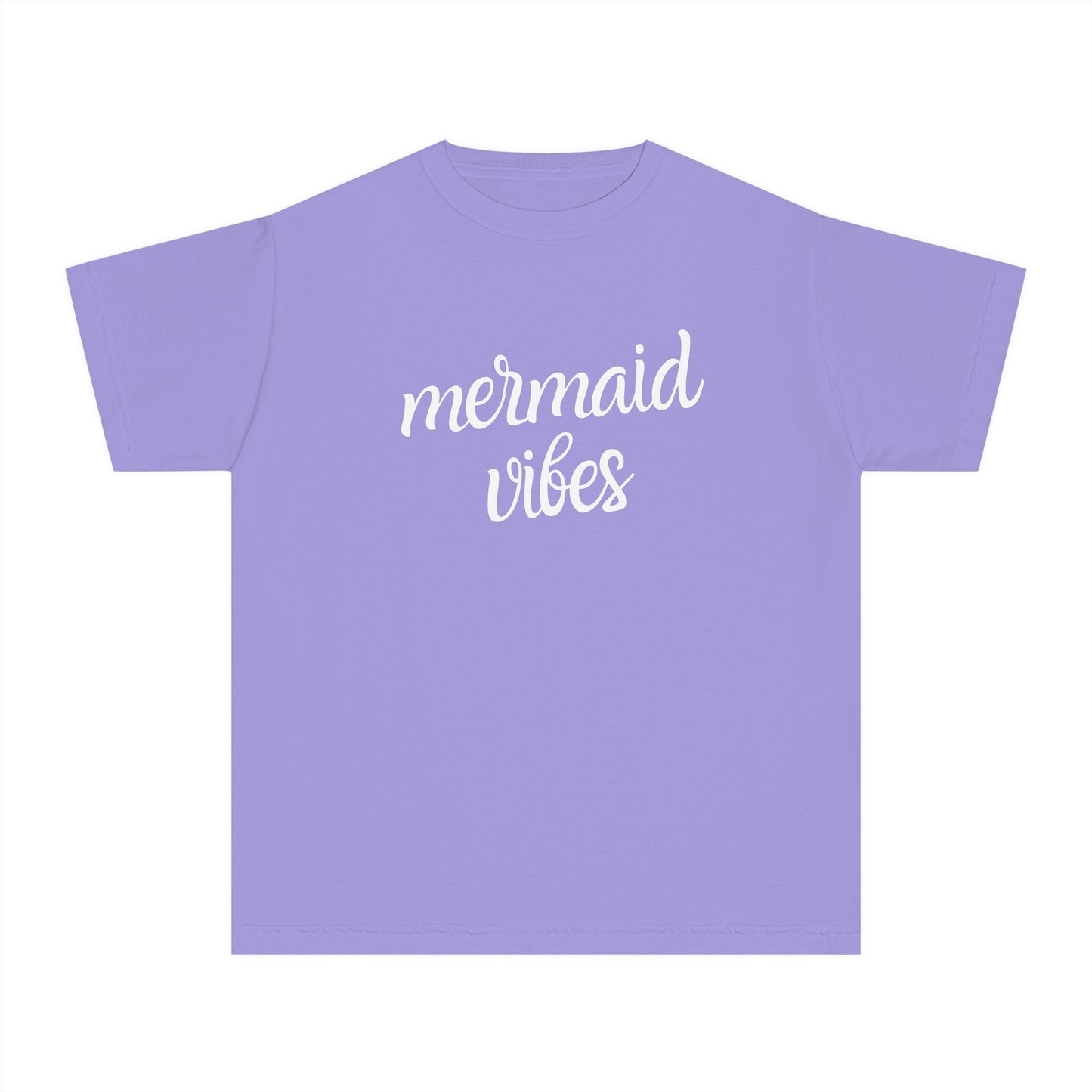 Kids Mermaid Vibes Garment Washed Tee