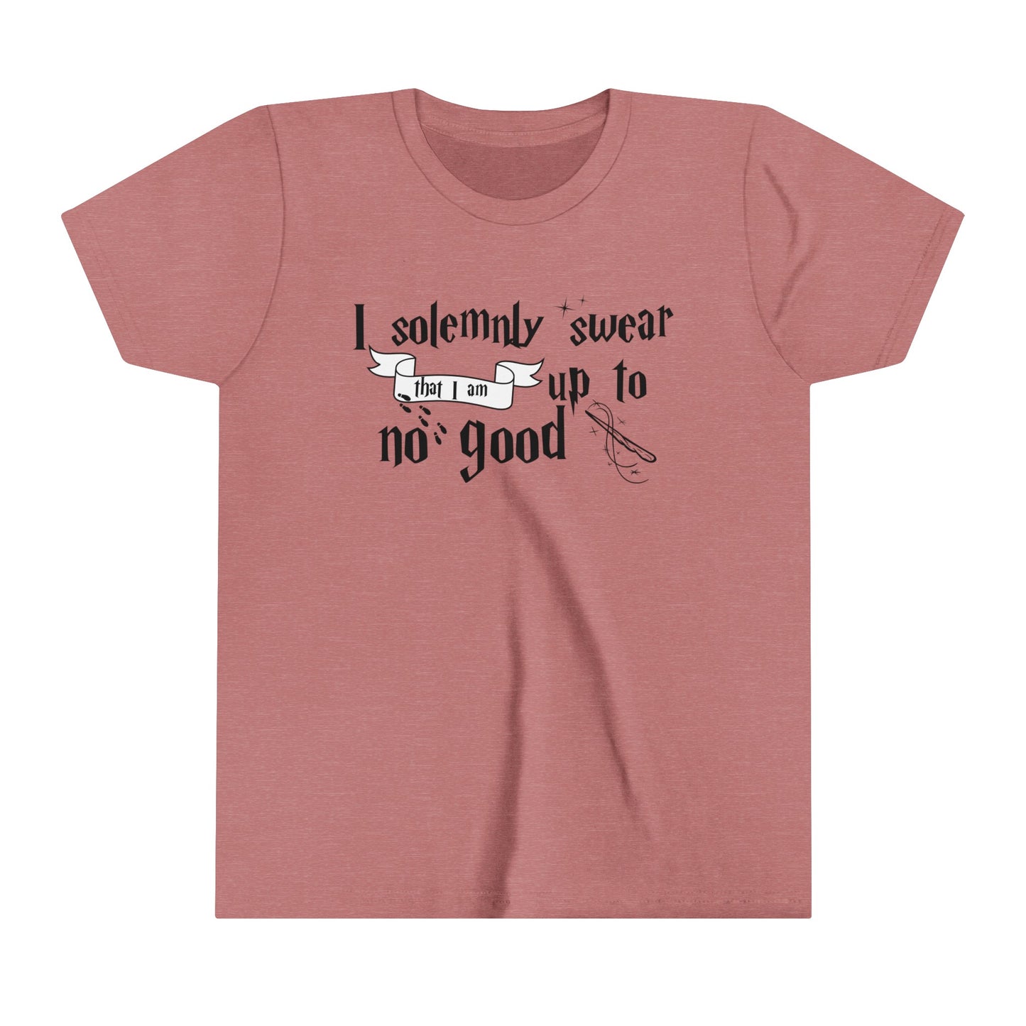 I Solemnly Swear I am Up to No Good Youth Short Sleeve Tee