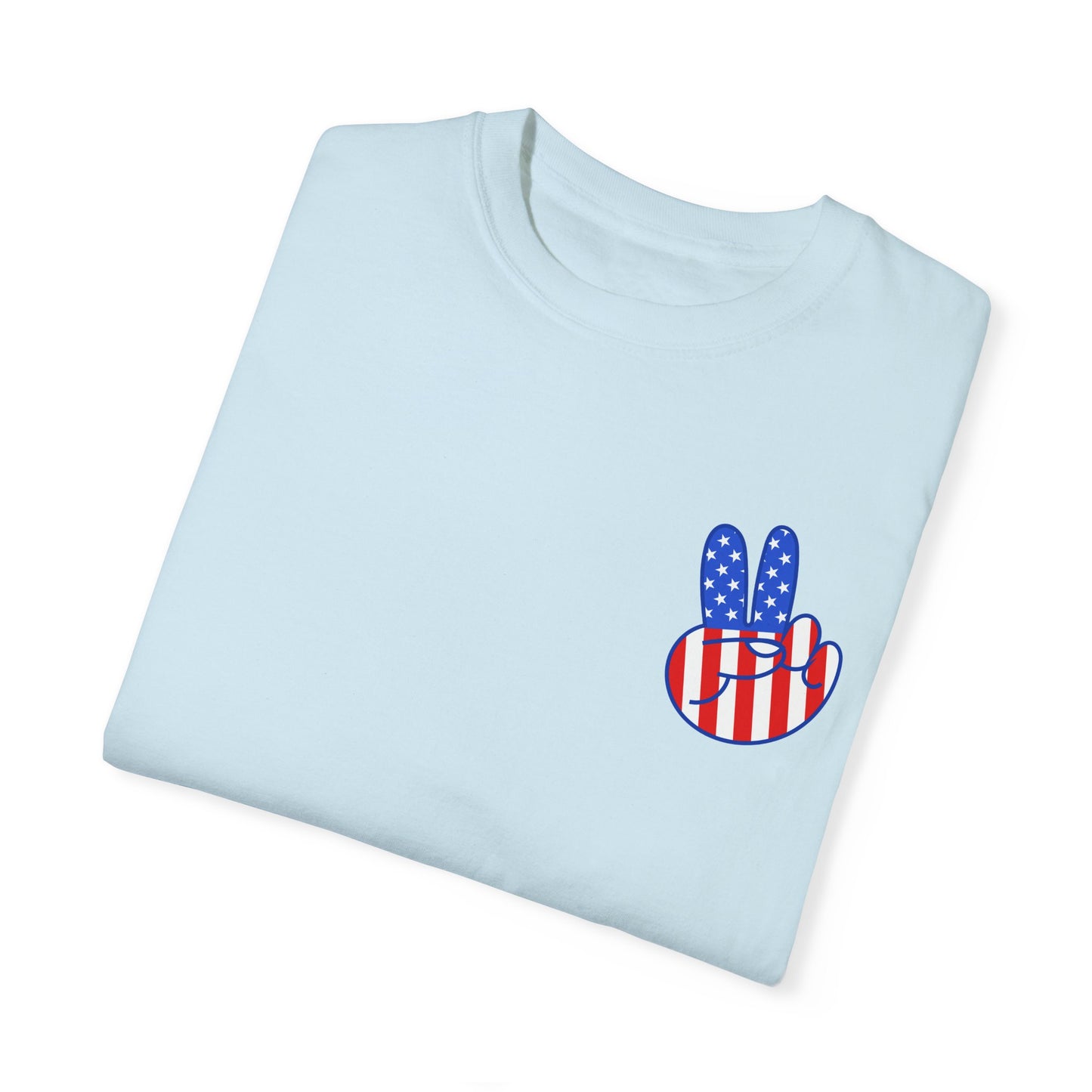 Peace Love Freedom Comfort Colors Garment-Dyed T-shirt