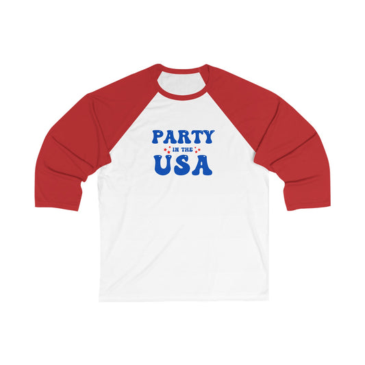 Party in the USA Baseball Tee