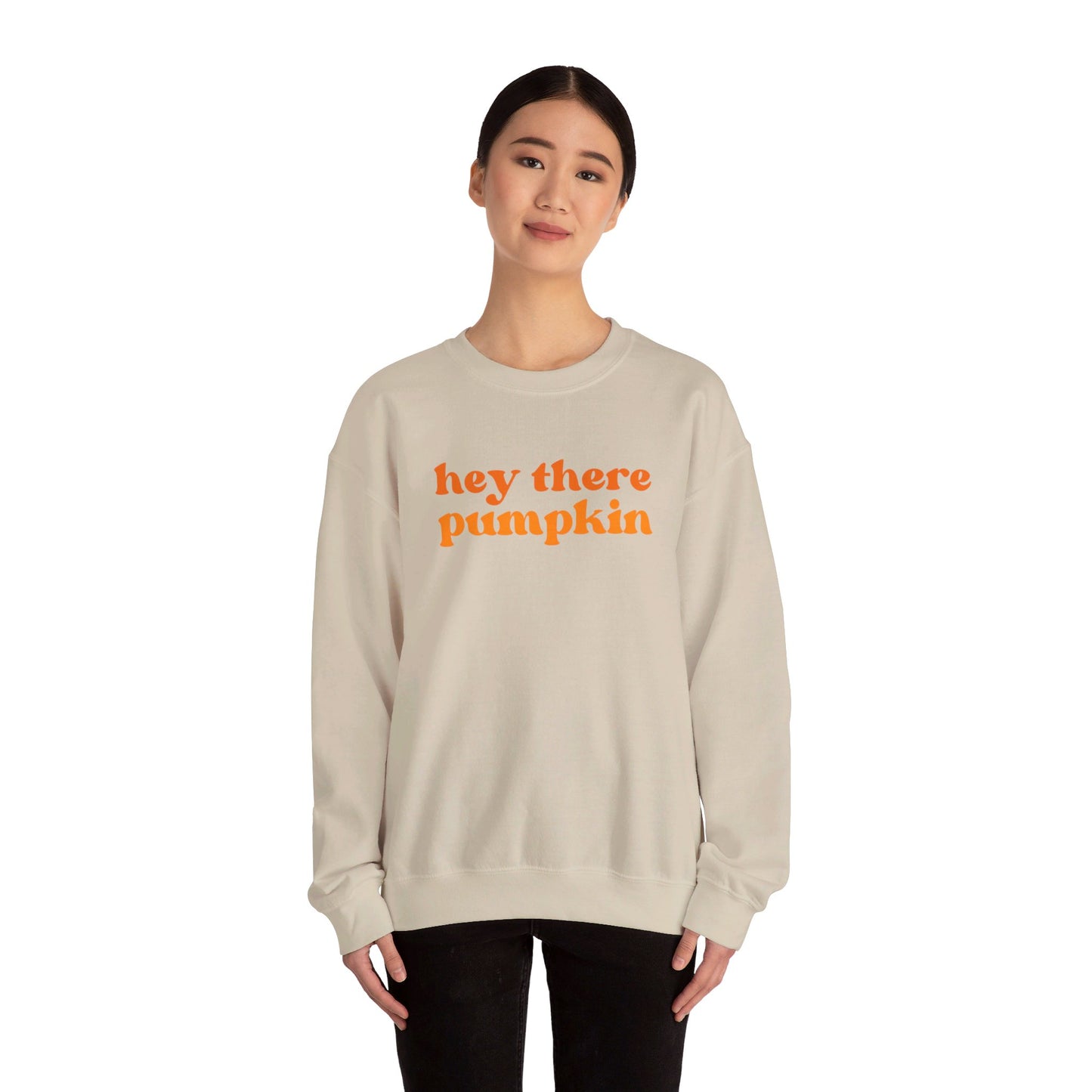 Hey There Pumpkin Adult Crewneck Sweatshirt