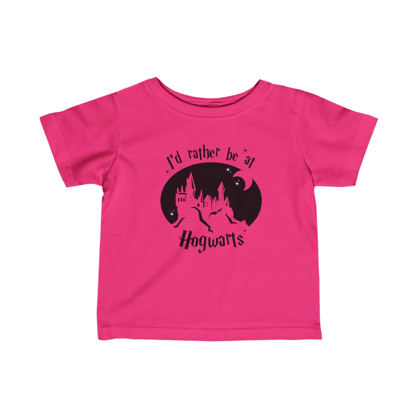I'd Rather Be At Hogwarts Infant Jersey Tee