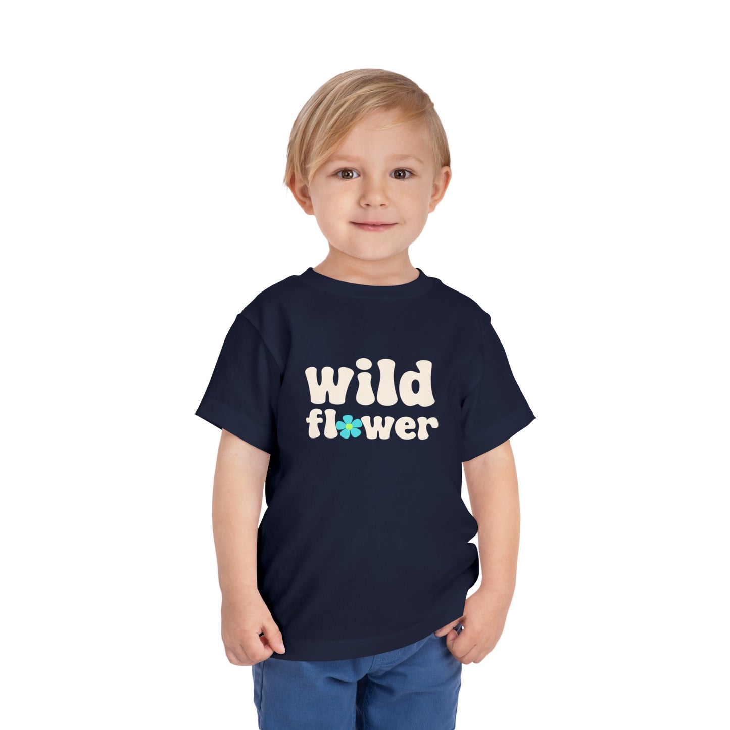 Wild Flower Toddler Short Sleeve Tee