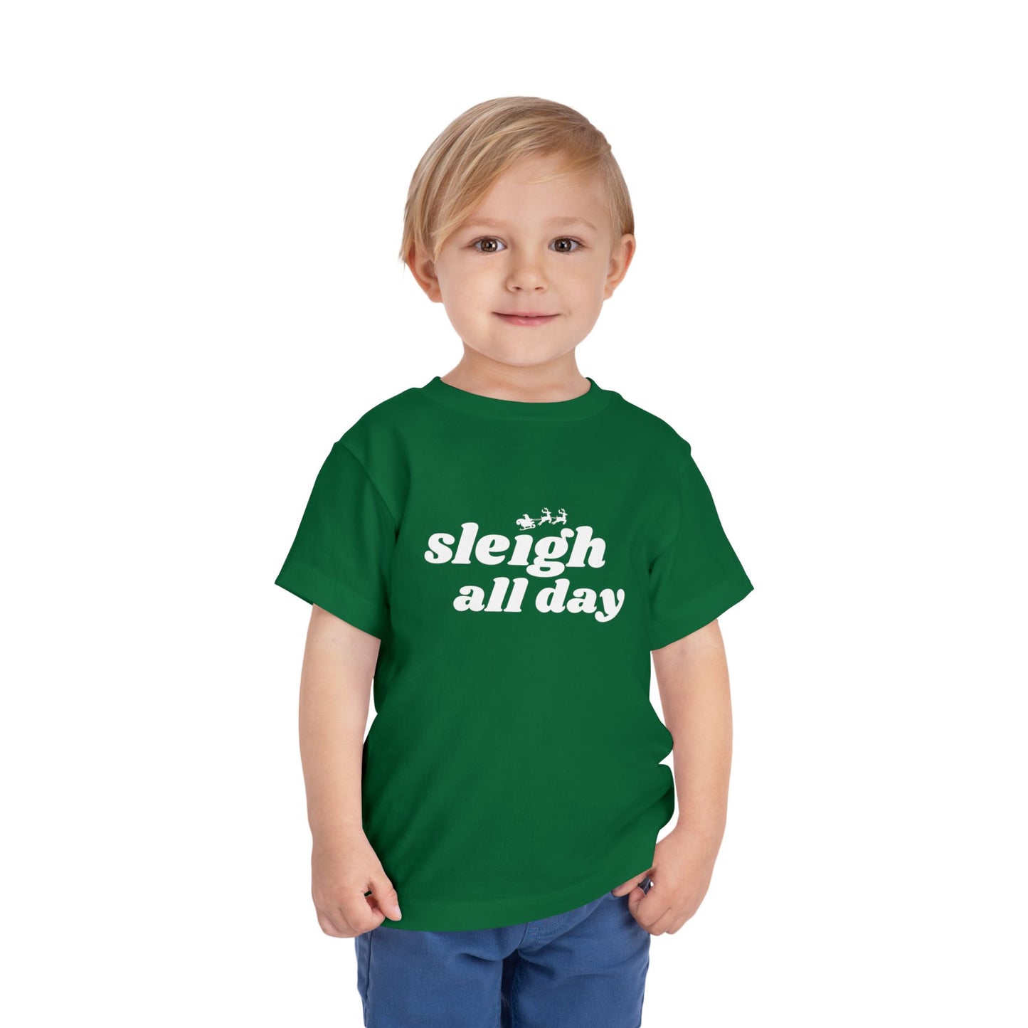 Sleigh All Day Toddler Short Sleeve Tee
