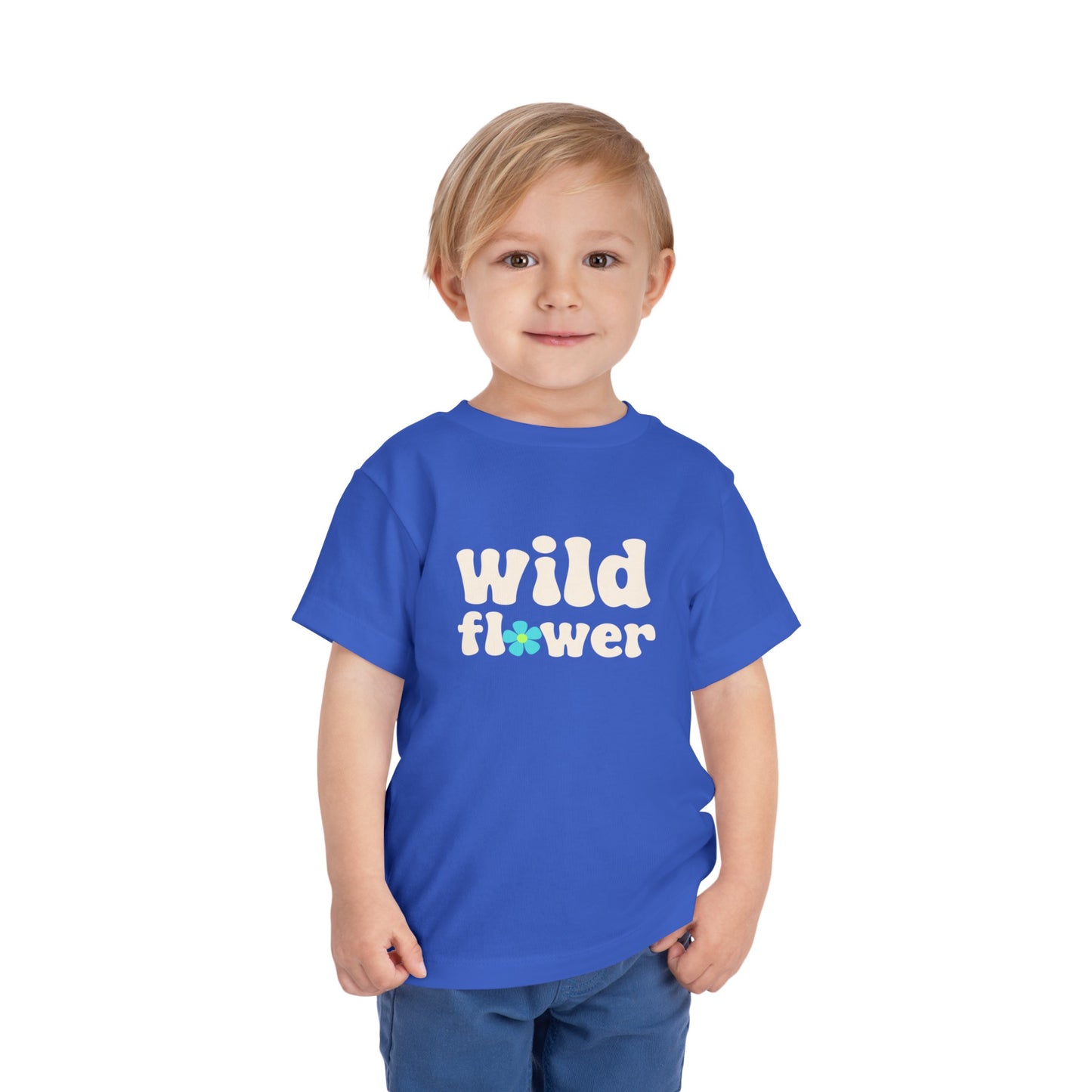 Wild Flower Toddler Short Sleeve Tee