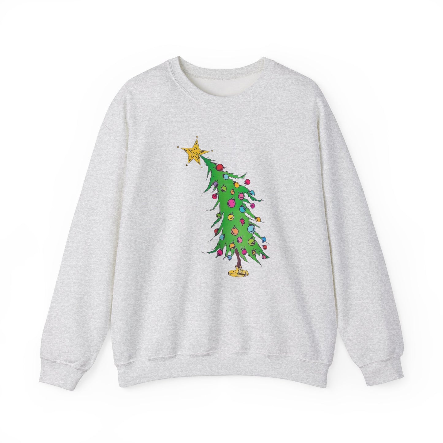Welcome Christmas Tree Crewneck Sweatshirt