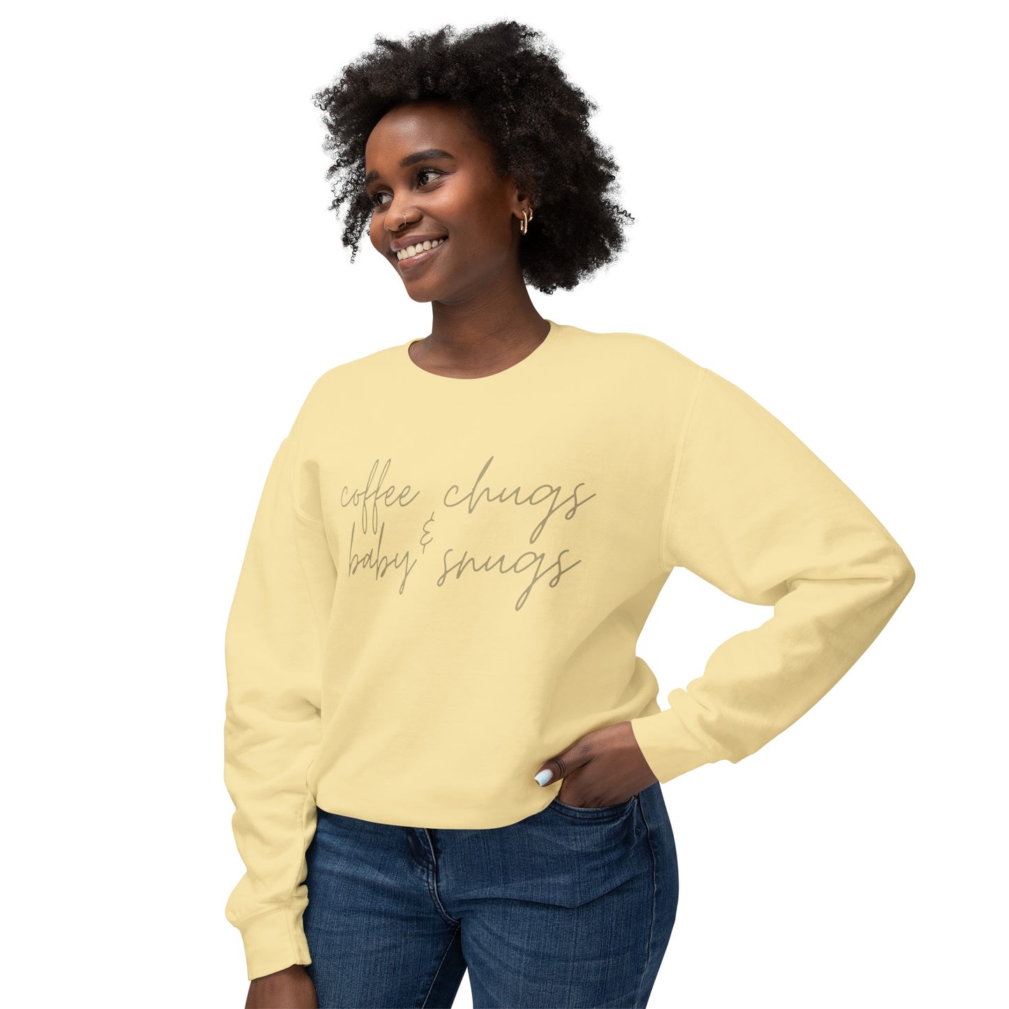 Coffee Chugs & Baby Snugs Crewneck Sweatshirt
