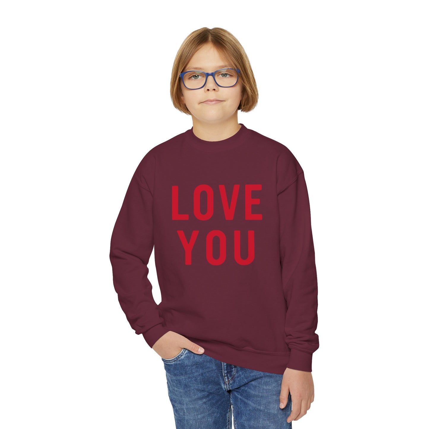 Love You Youth Valentine's Crewneck Sweatshirt