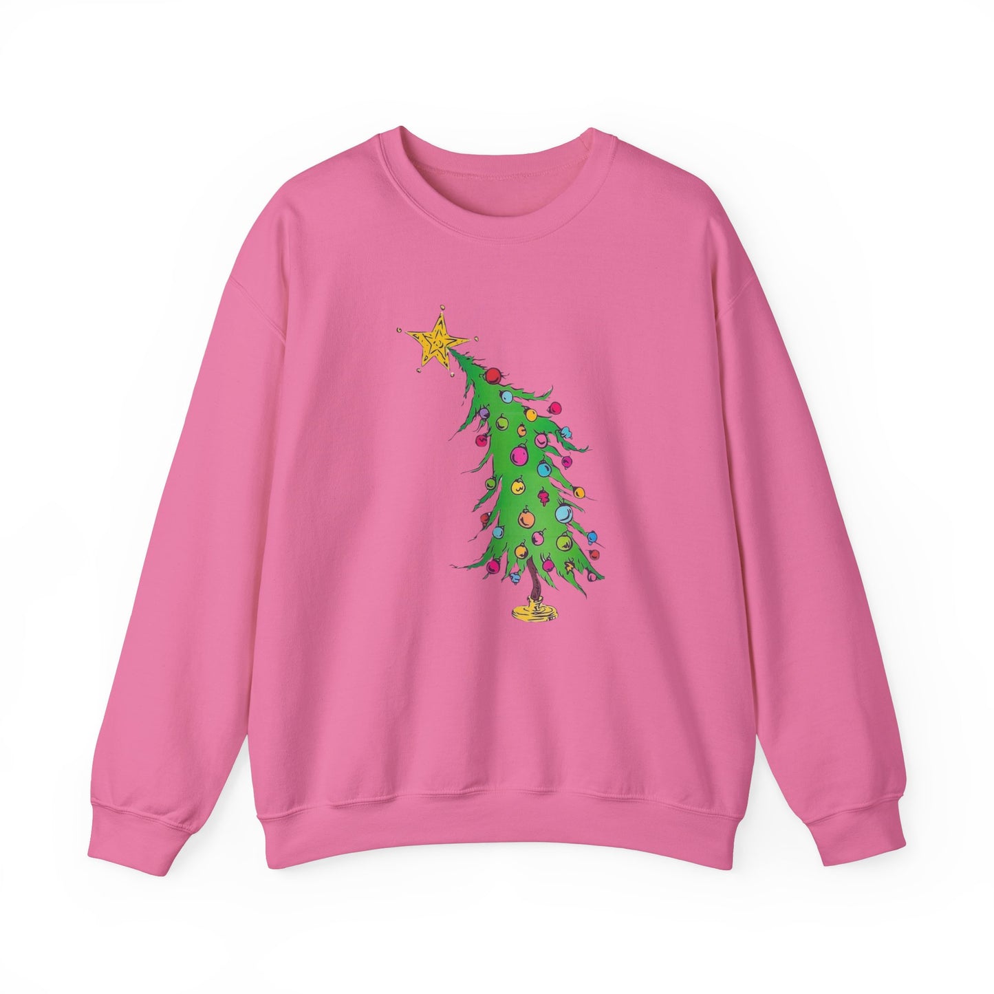 Welcome Christmas Tree Crewneck Sweatshirt