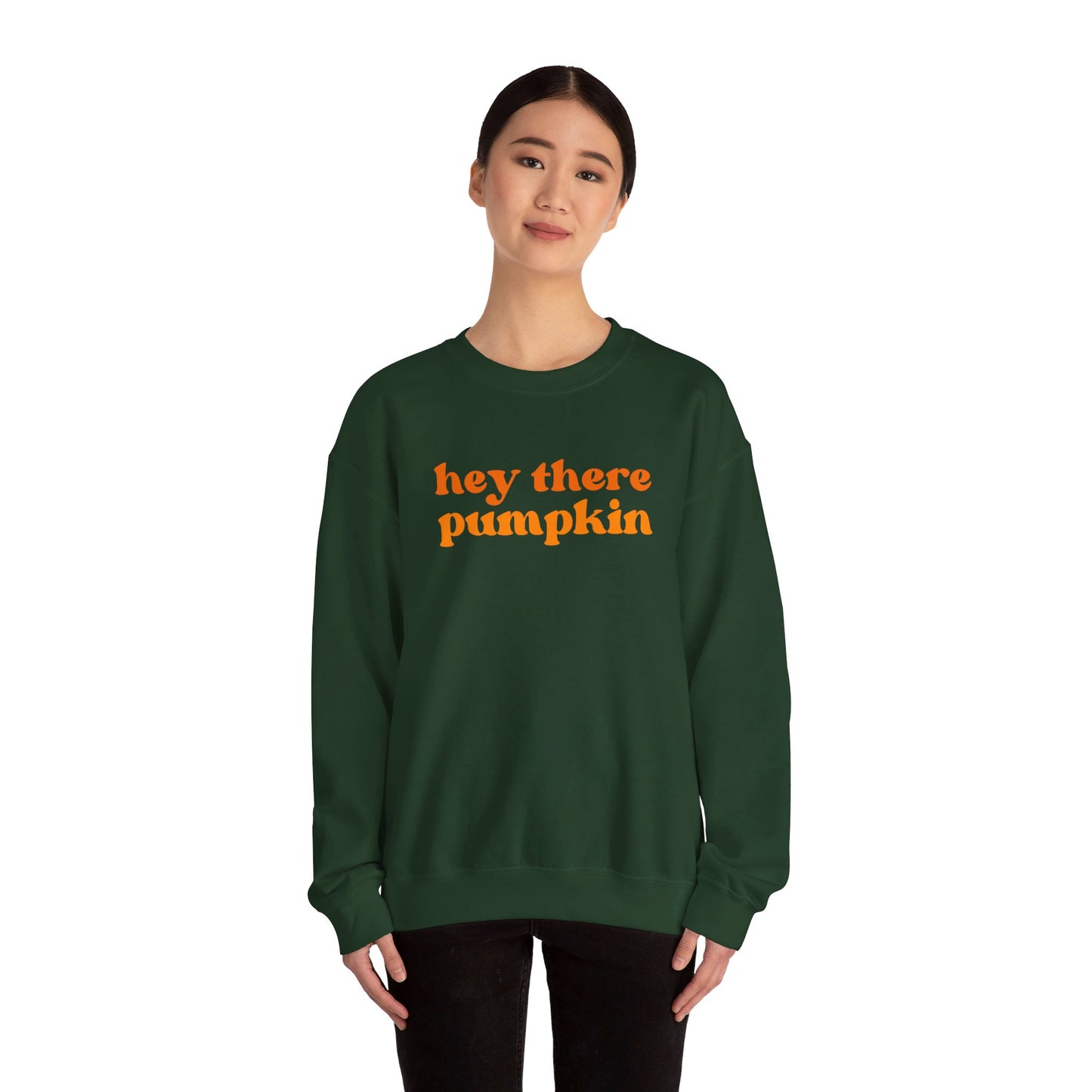 Hey There Pumpkin Adult Crewneck Sweatshirt