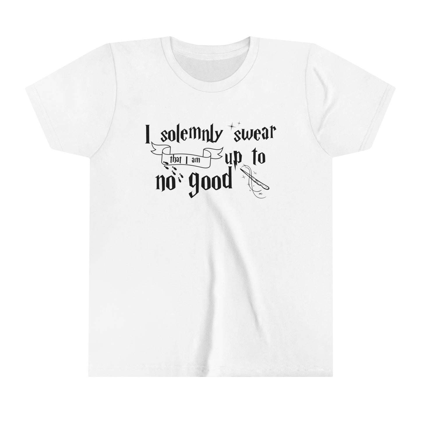 I Solemnly Swear I am Up to No Good Youth Short Sleeve Tee