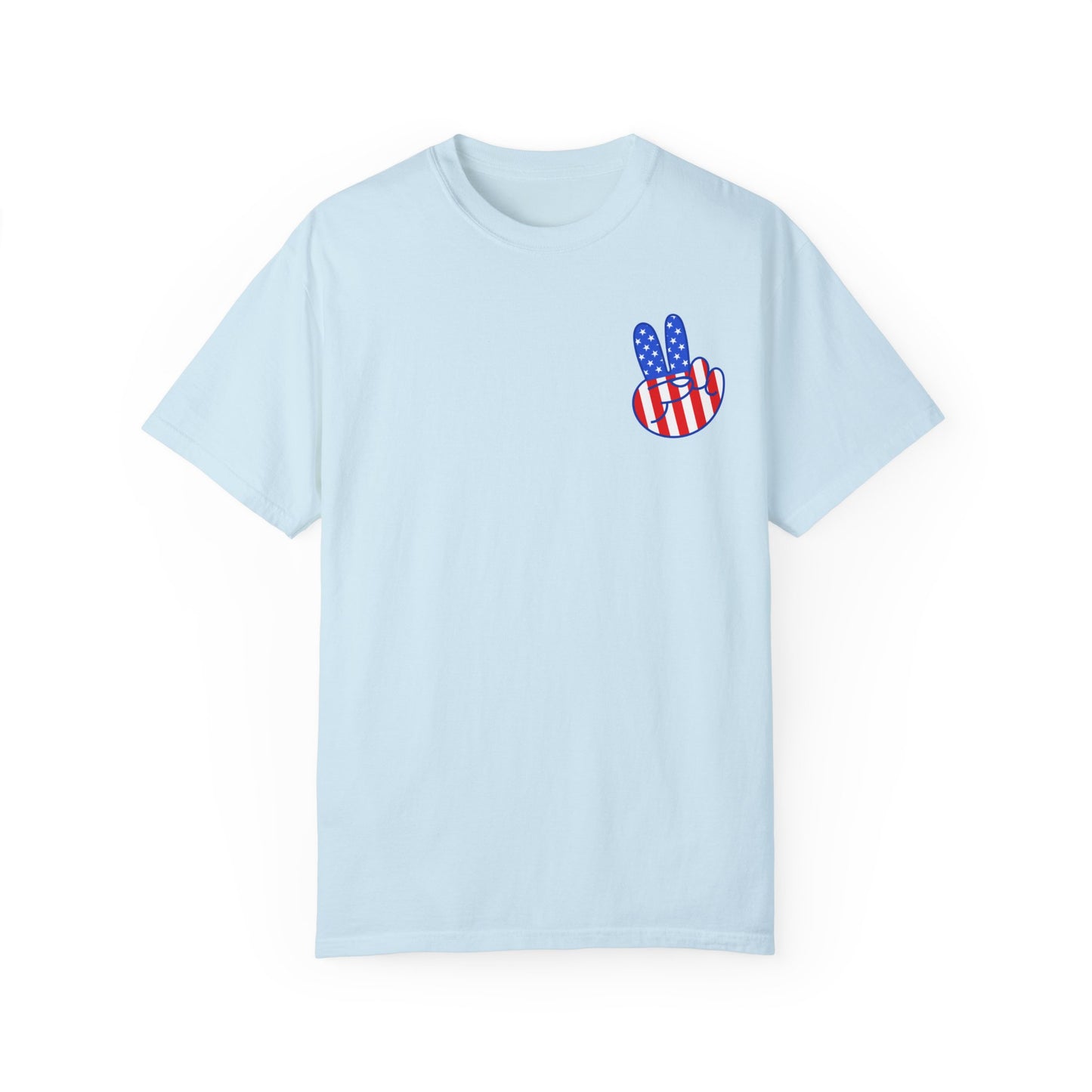 Peace Love Freedom Comfort Colors Garment-Dyed T-shirt