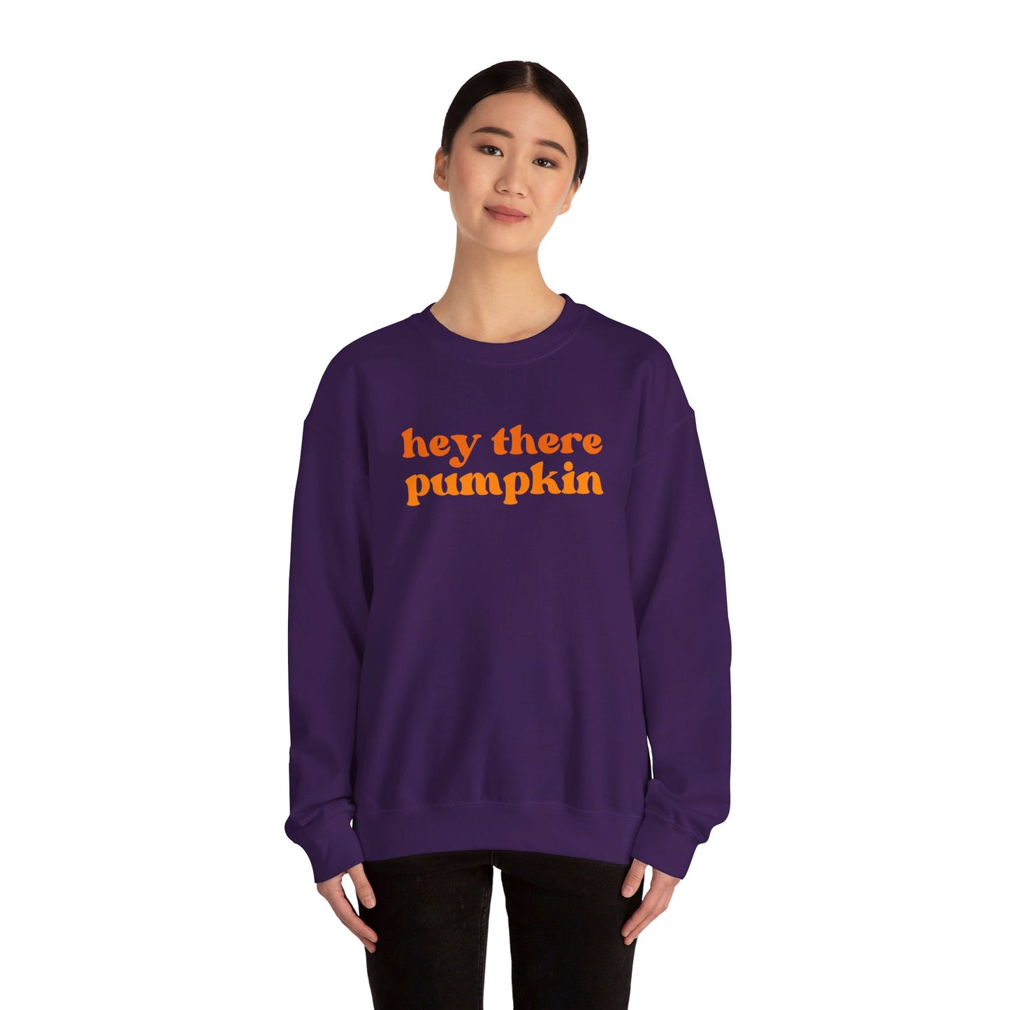 Hey There Pumpkin Adult Crewneck Sweatshirt
