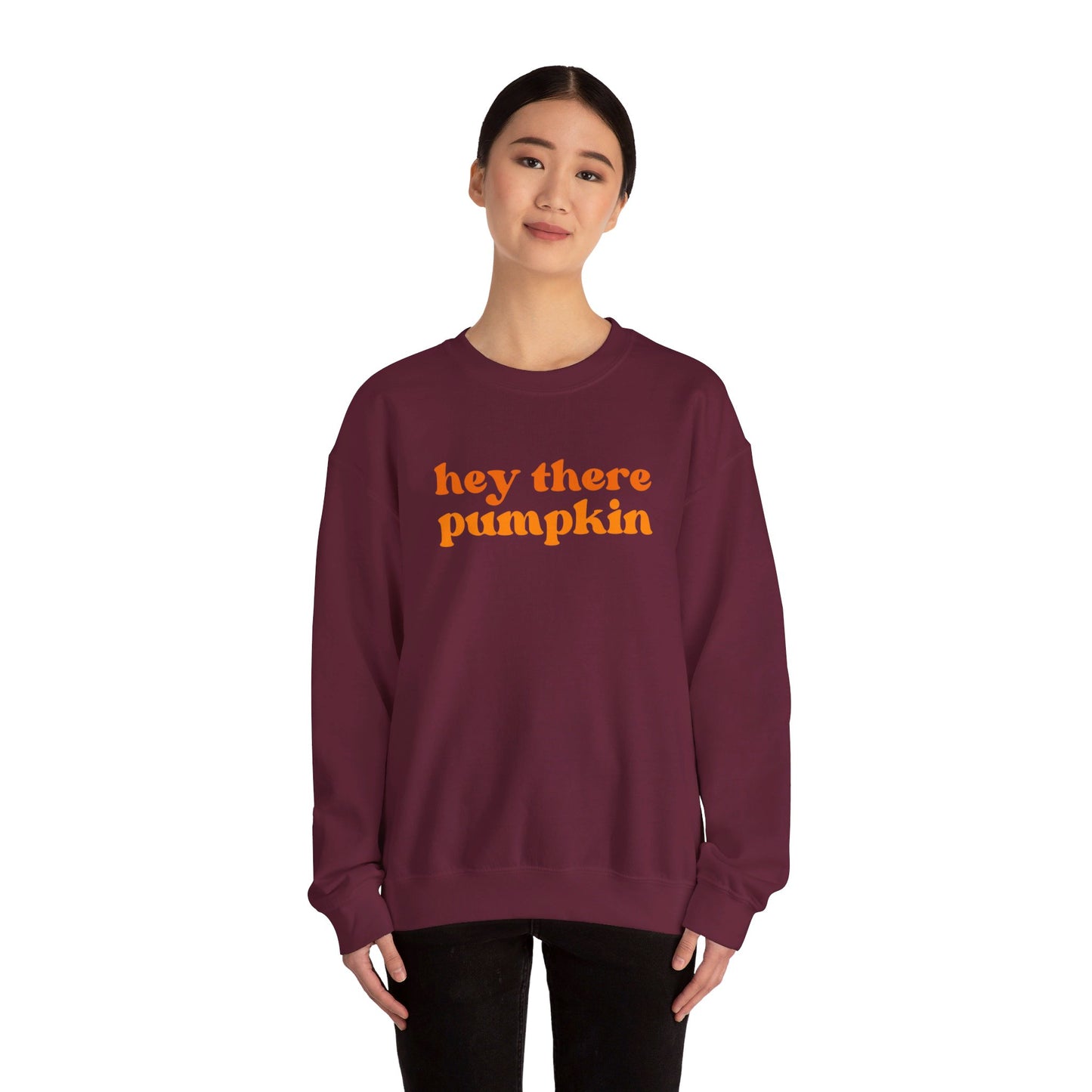 Hey There Pumpkin Adult Crewneck Sweatshirt