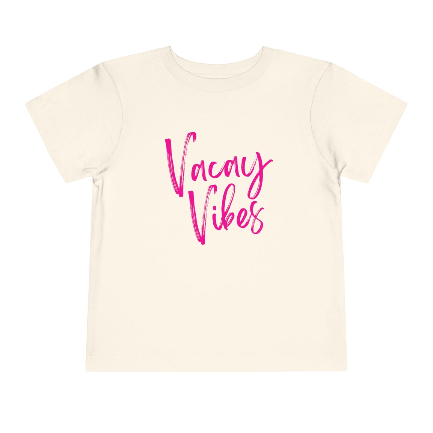 Toddler Pink Vacay Vibes Short Sleeve Tee