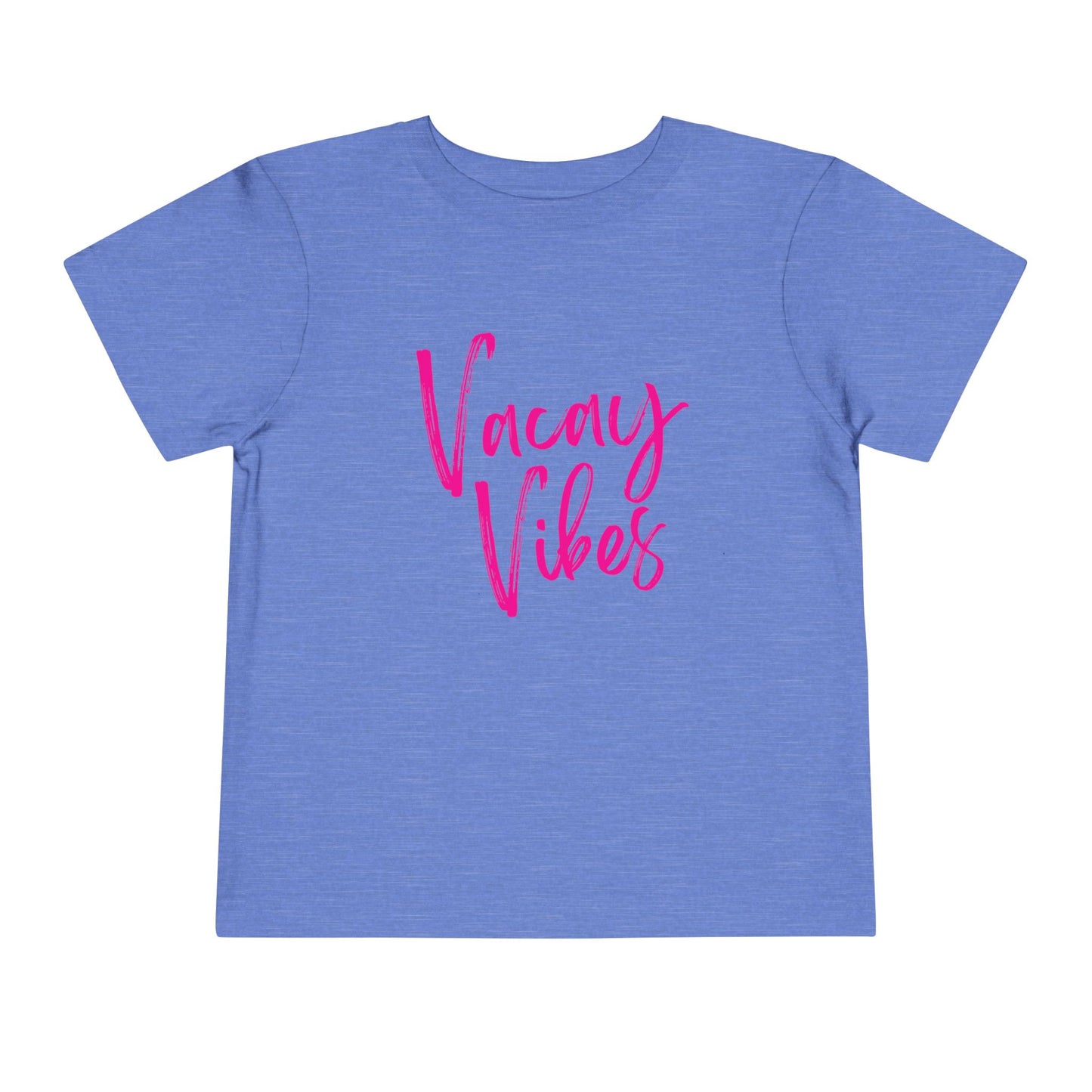 Toddler Pink Vacay Vibes Short Sleeve Tee