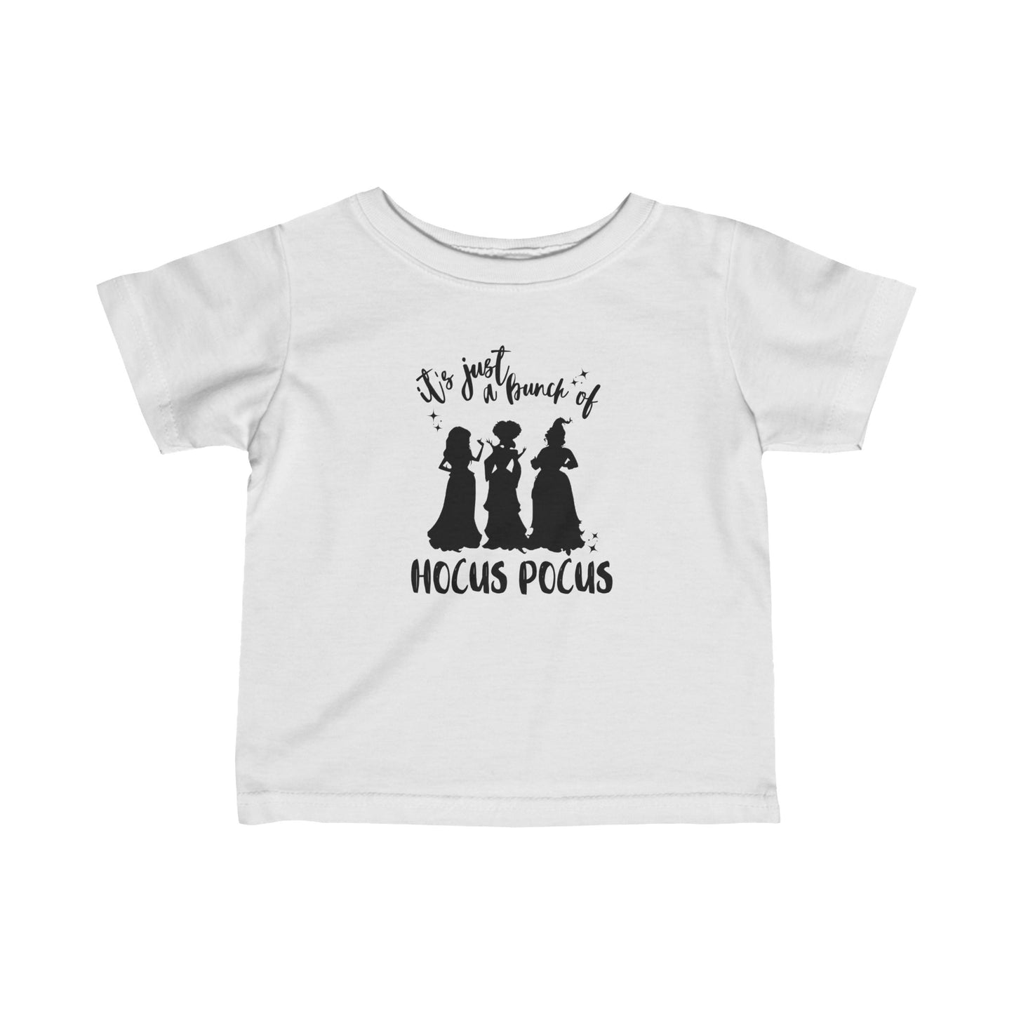 It's Just a Bunch of Hocus Pocus Infant Girls Fine Jersey Tee