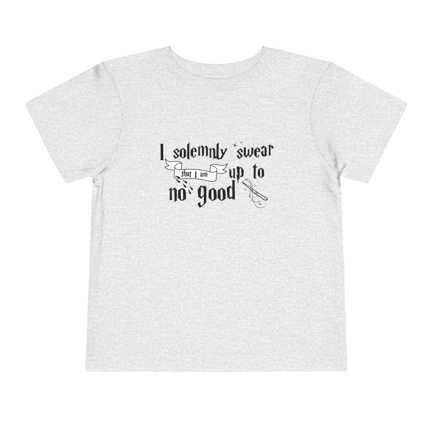 I Solemnly Swear I Am Up to No Good Toddler Short Sleeve Tee