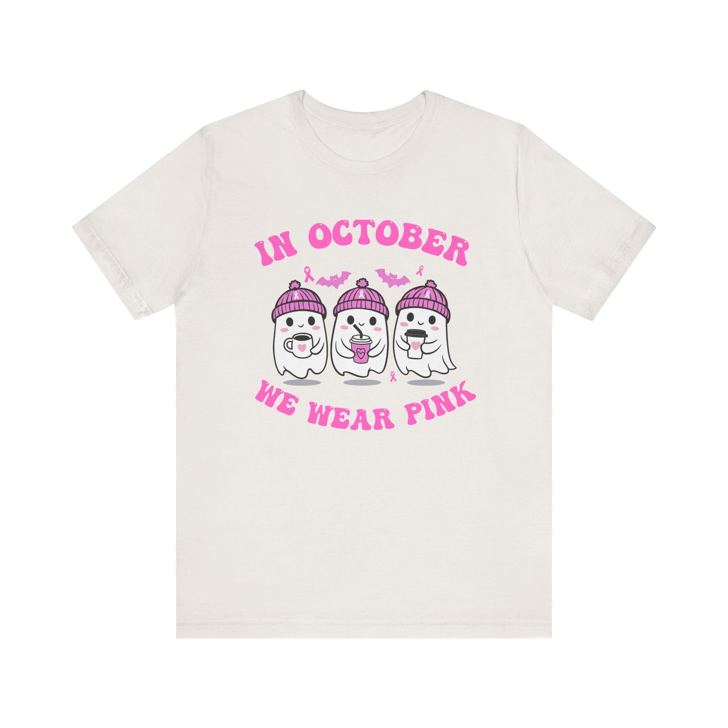 In October We Wear Pink Boo Short Sleeve Tee