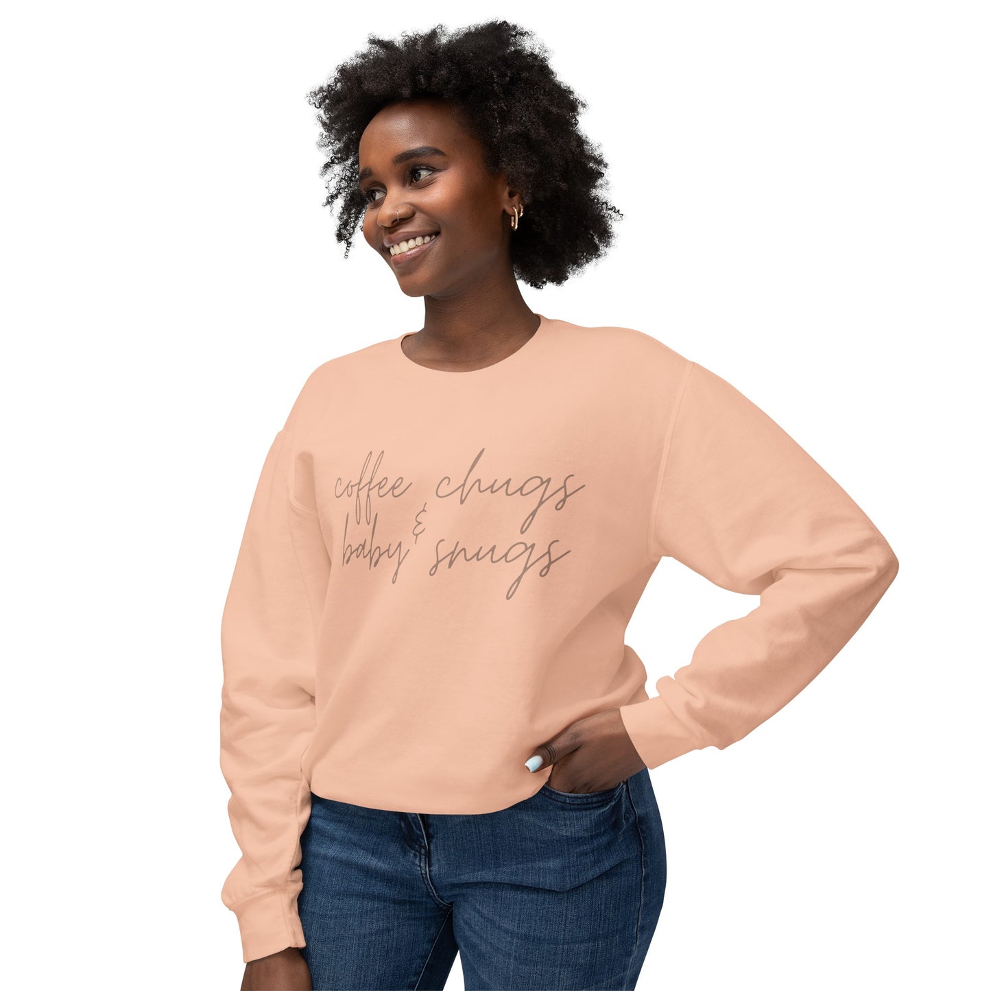 Coffee Chugs & Baby Snugs Crewneck Sweatshirt