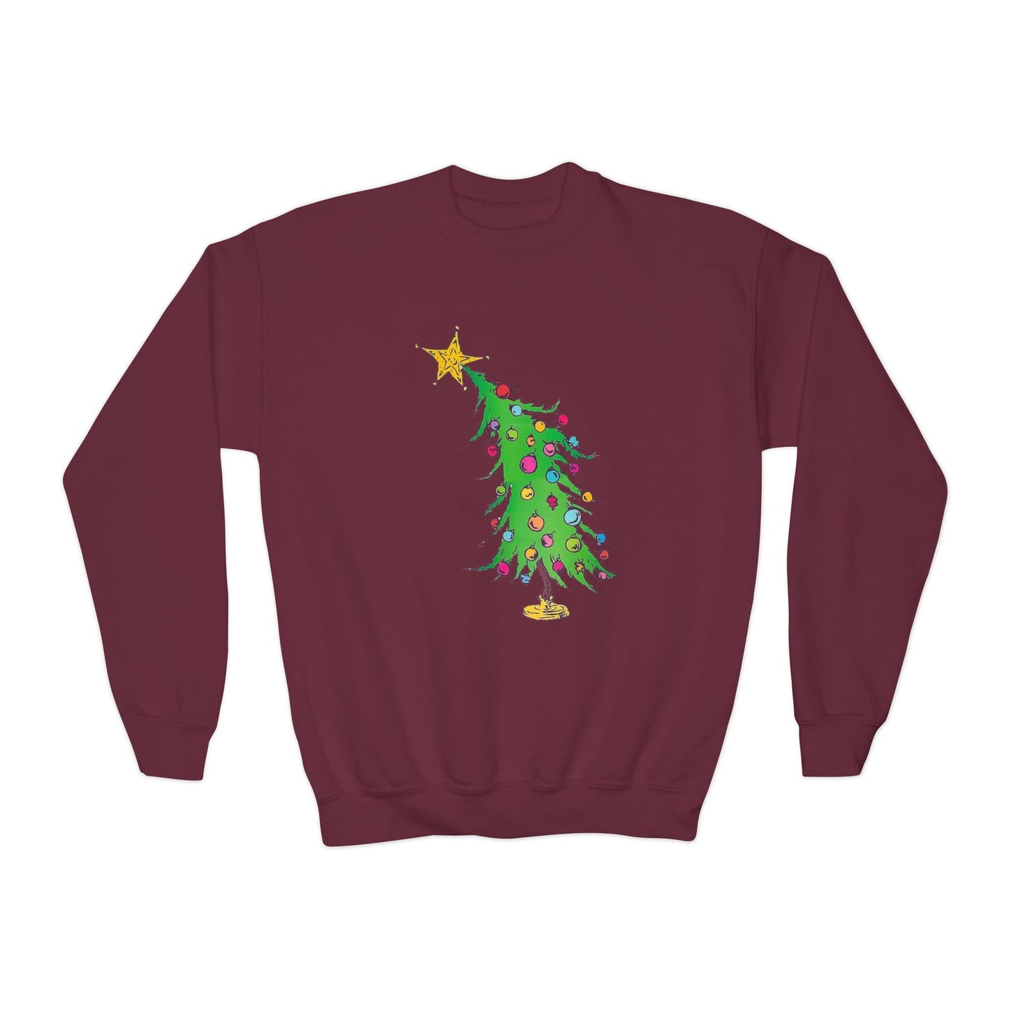 Welcome Christmas Youth Crewneck Sweatshirt