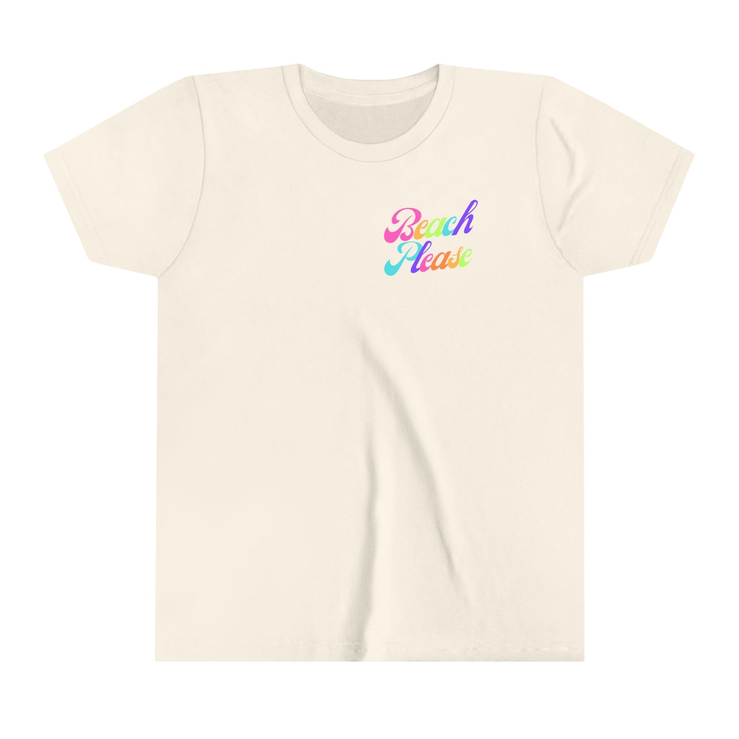 Kids Beach Please Short Sleeve Tee