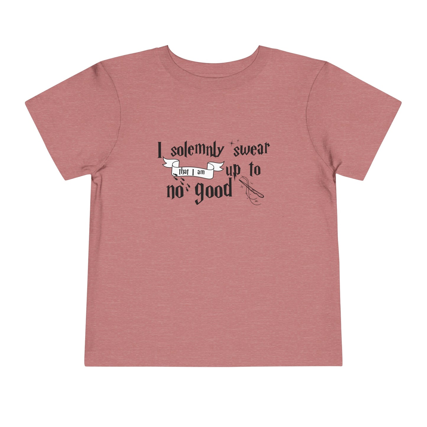 I Solemnly Swear I Am Up to No Good Toddler Short Sleeve Tee