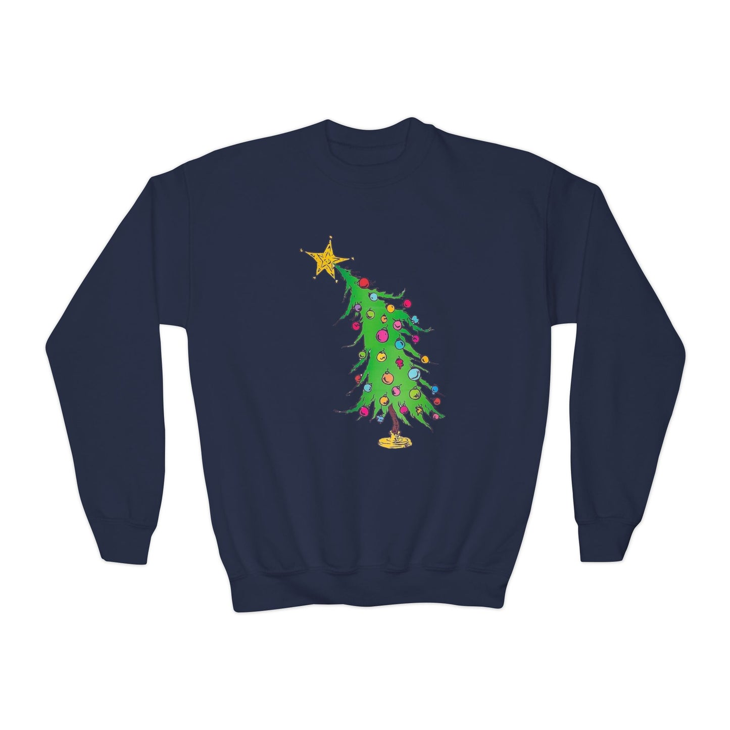 Welcome Christmas Youth Crewneck Sweatshirt