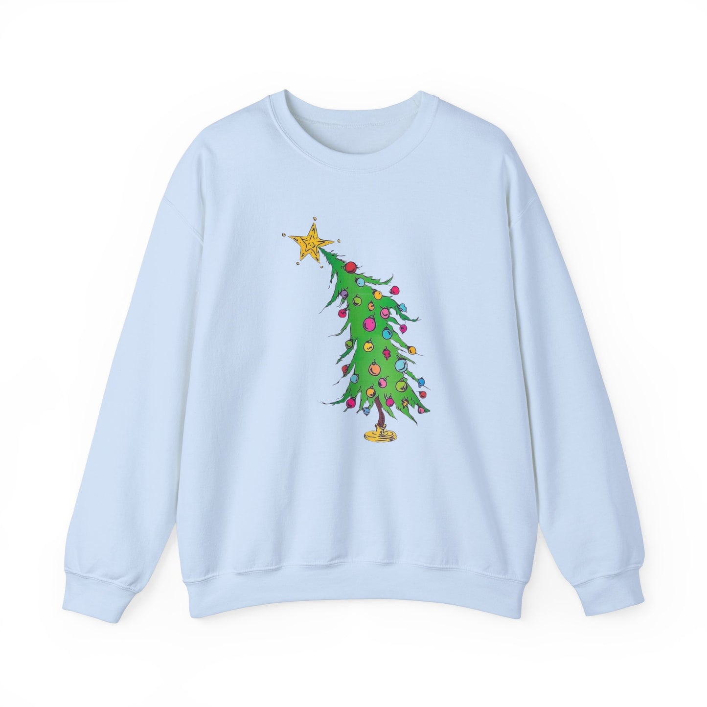 Welcome Christmas Tree Crewneck Sweatshirt