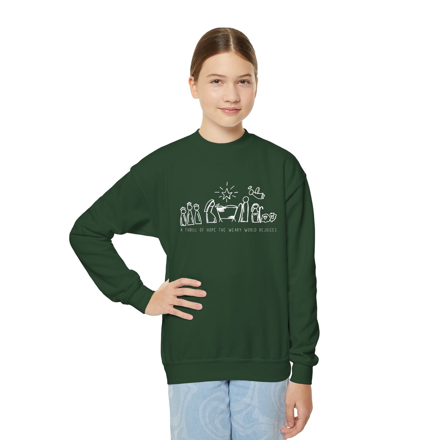 A Thrill of Hope Youth Crewneck Sweatshirt