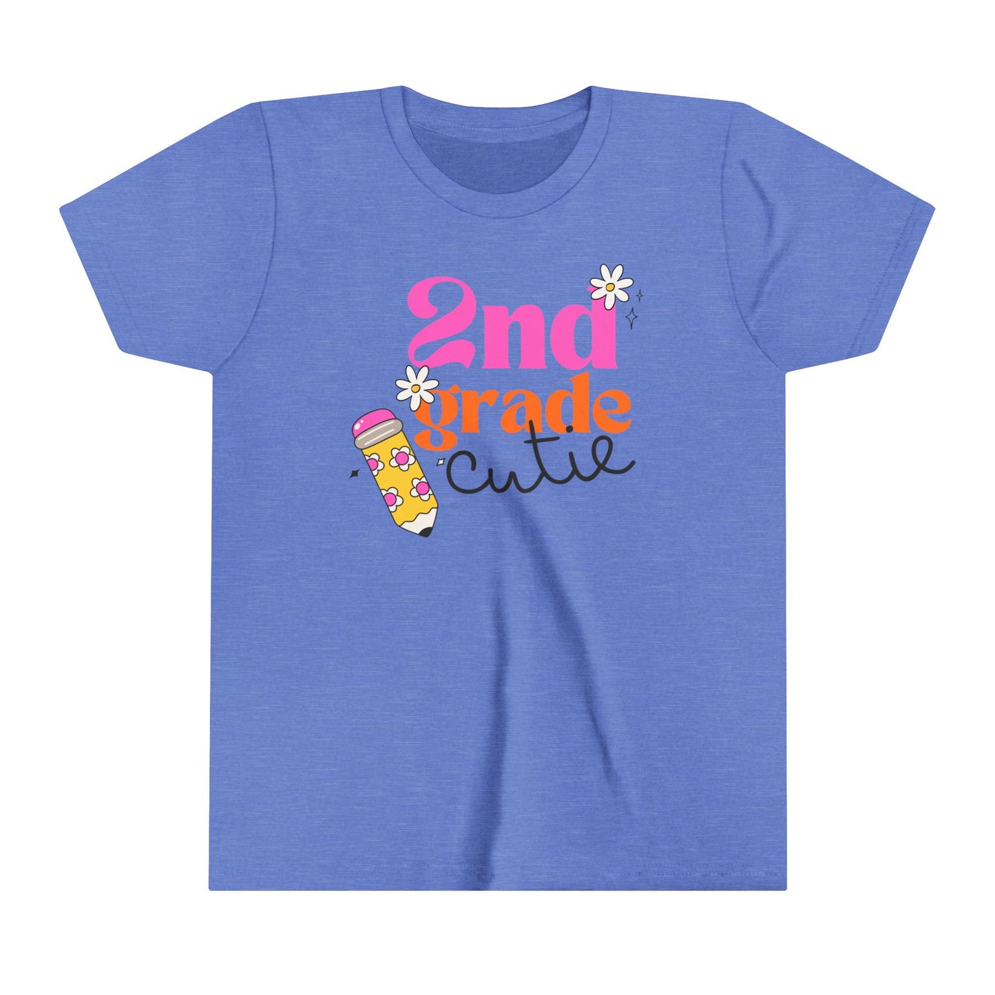 2nd Grade Cutie Youth Short Sleeve Tee