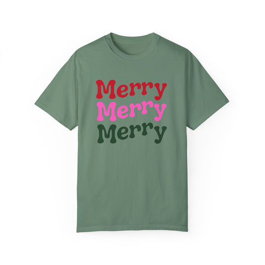 Merry Merry Merry Comfort Colors Tee
