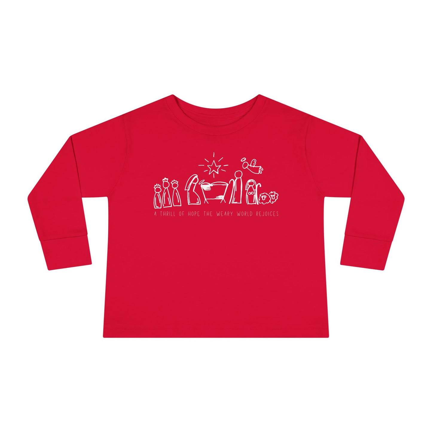 A Thrill of Hope Toddler Long Sleeve Tee