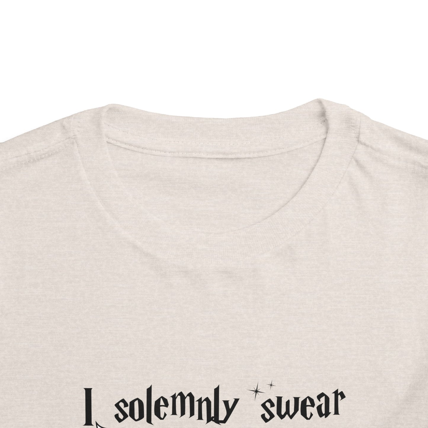 I Solemnly Swear I Am Up to No Good Toddler Short Sleeve Tee