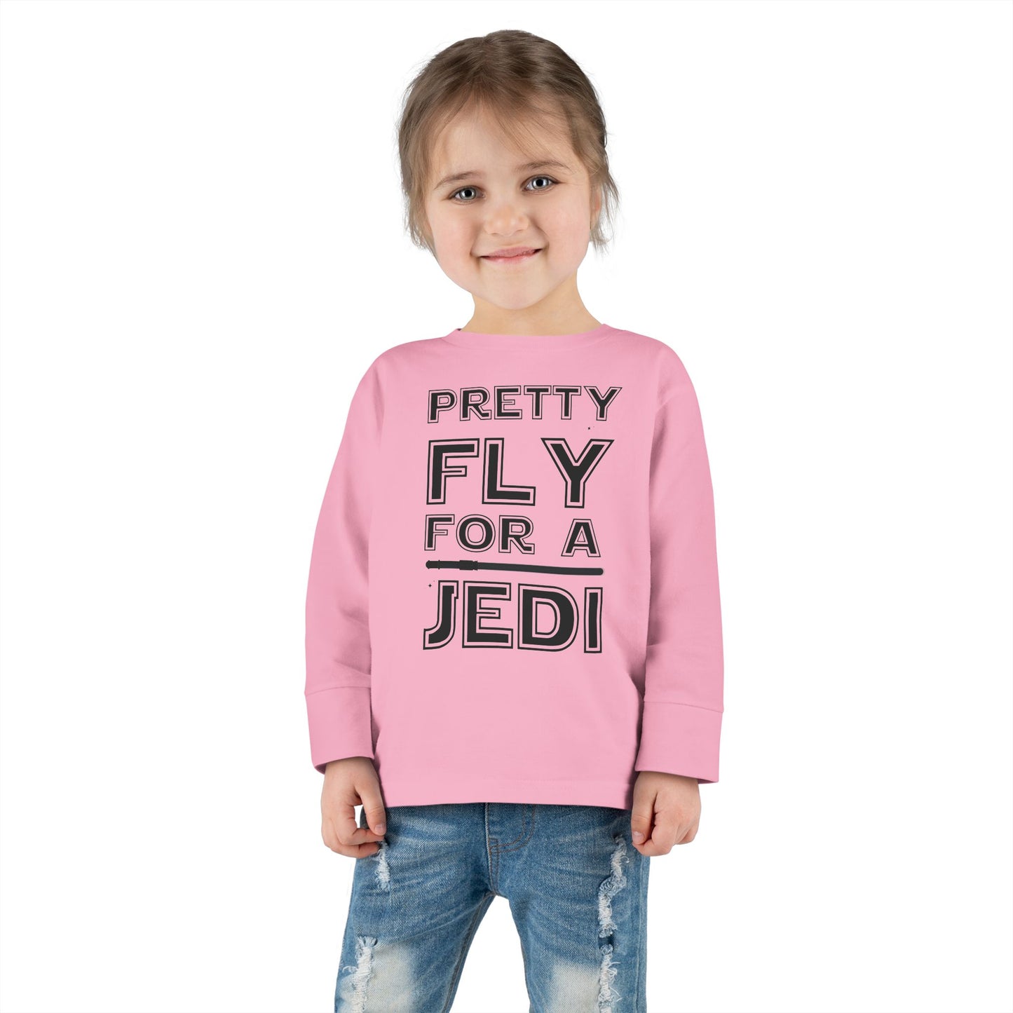 Pretty Fly for Jedi Toddler Long Sleeve Tee