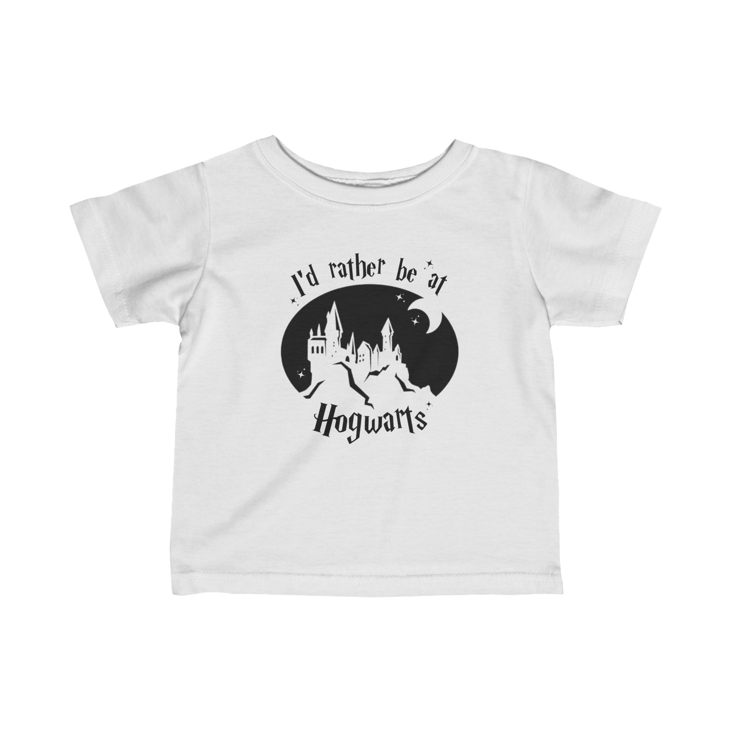 I'd Rather Be At Hogwarts Infant Jersey Tee