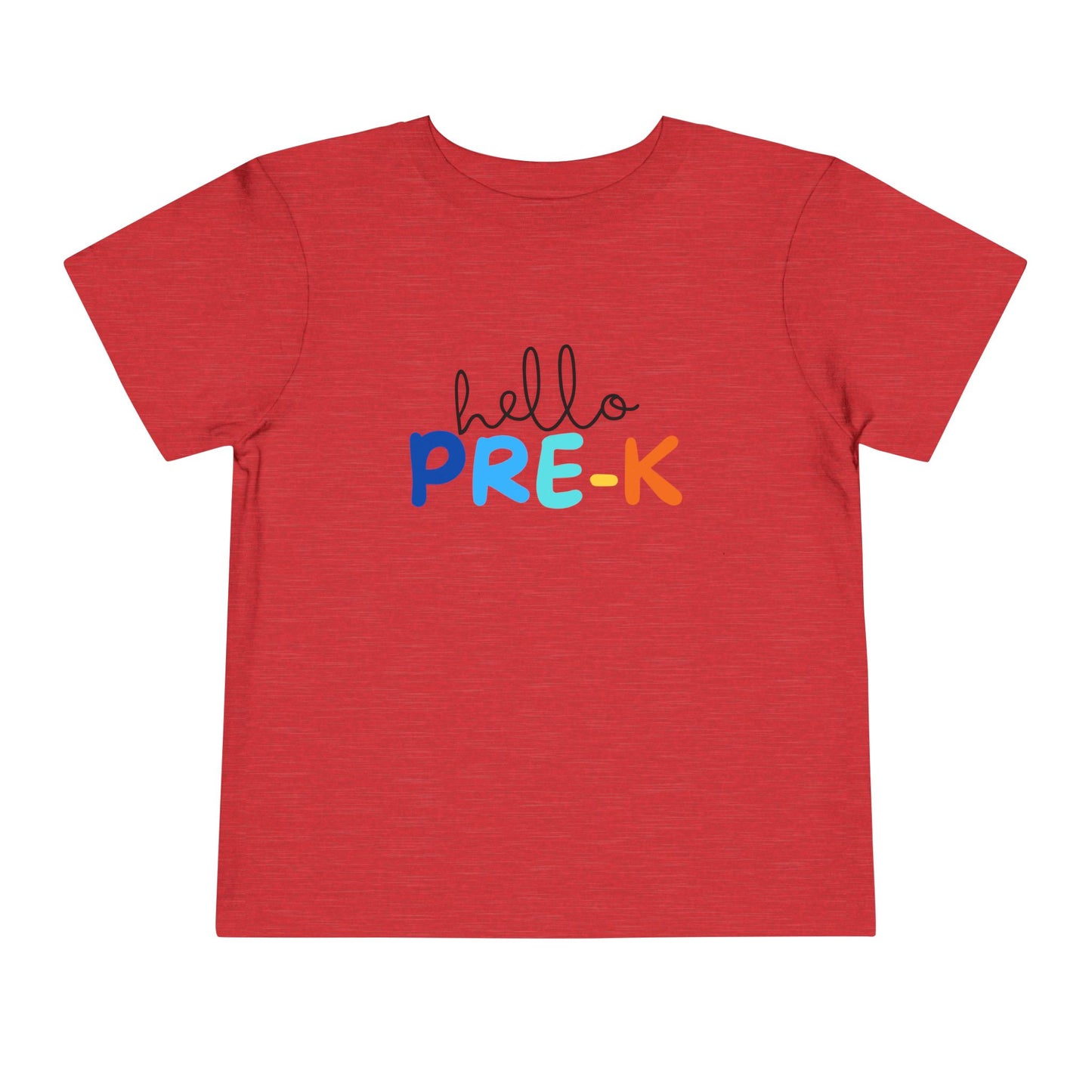 Hello Pre-K Toddler Short Sleeve Tee