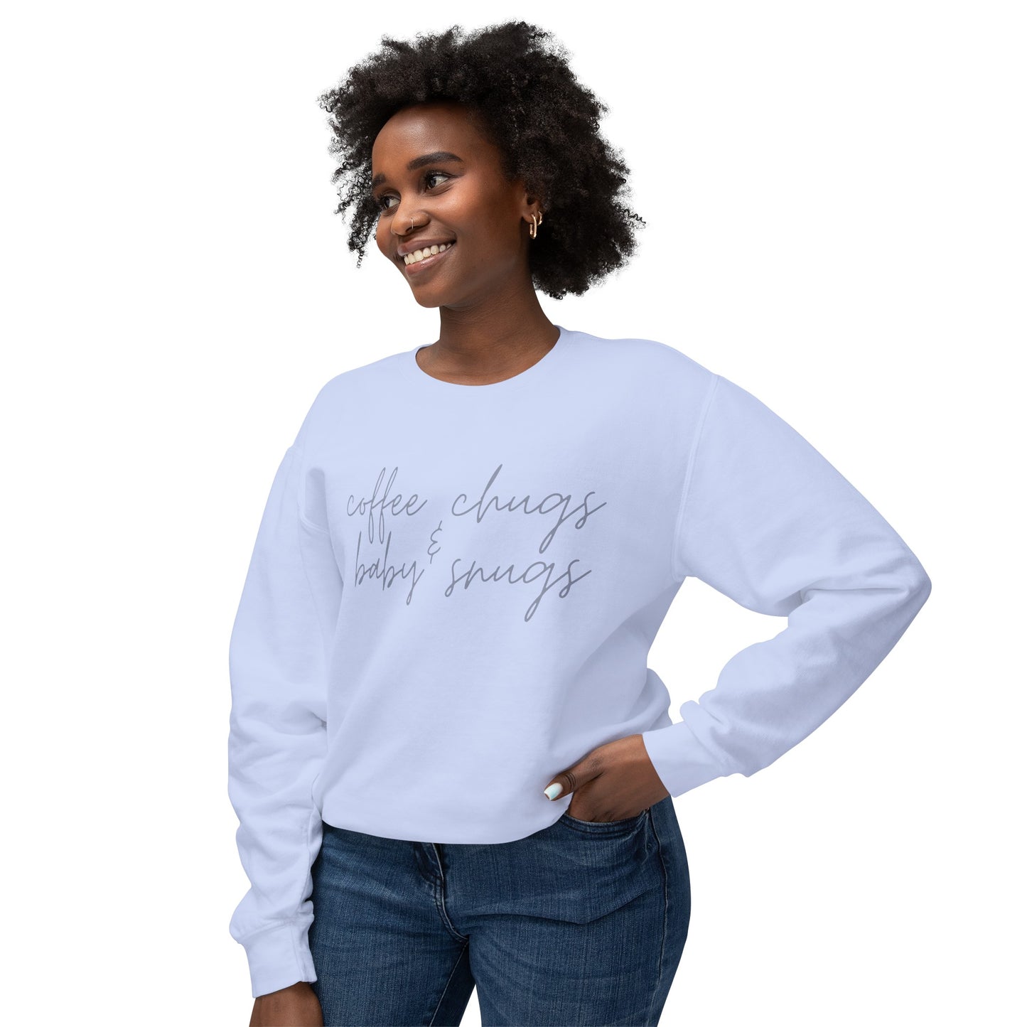 Coffee Chugs & Baby Snugs Crewneck Sweatshirt