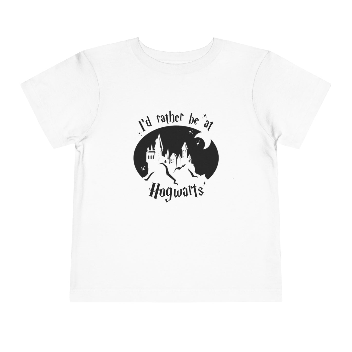 I'd Rather Be At Hogwarts Toddler Short Sleeve Tee