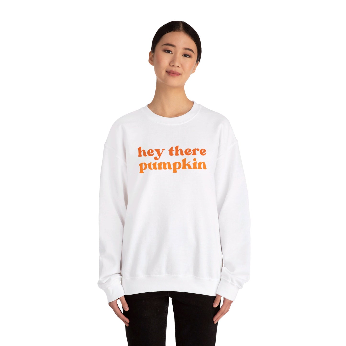 Hey There Pumpkin Adult Crewneck Sweatshirt