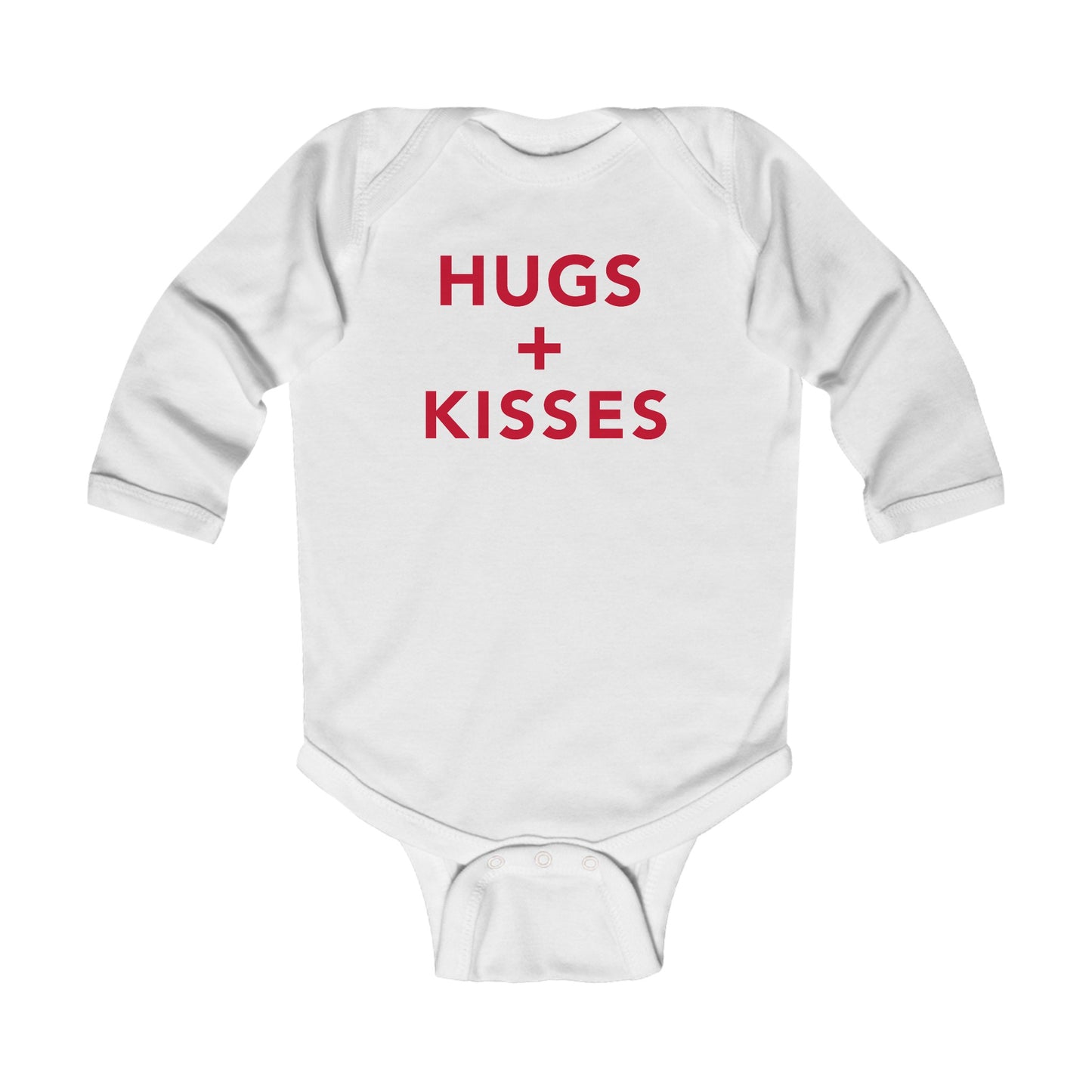 Hugs + Kisses Infant Long Sleeve Bodysuit